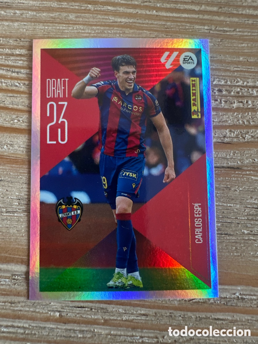 Trading cards: CARLOS ESPI LEVANTE 4 DRAFT 23 LIGA ESTE 2026-27 26 27 PANINI