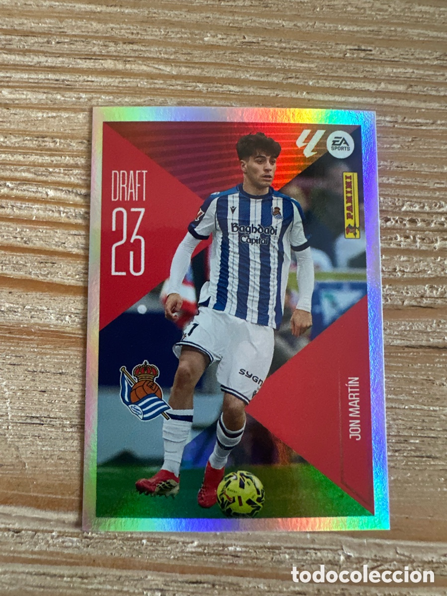 Trading cards: JON MARTIN REAL SOCIEDAD 13 DRAFT 23 LIGA ESTE 2026-27 26 27 PANINI