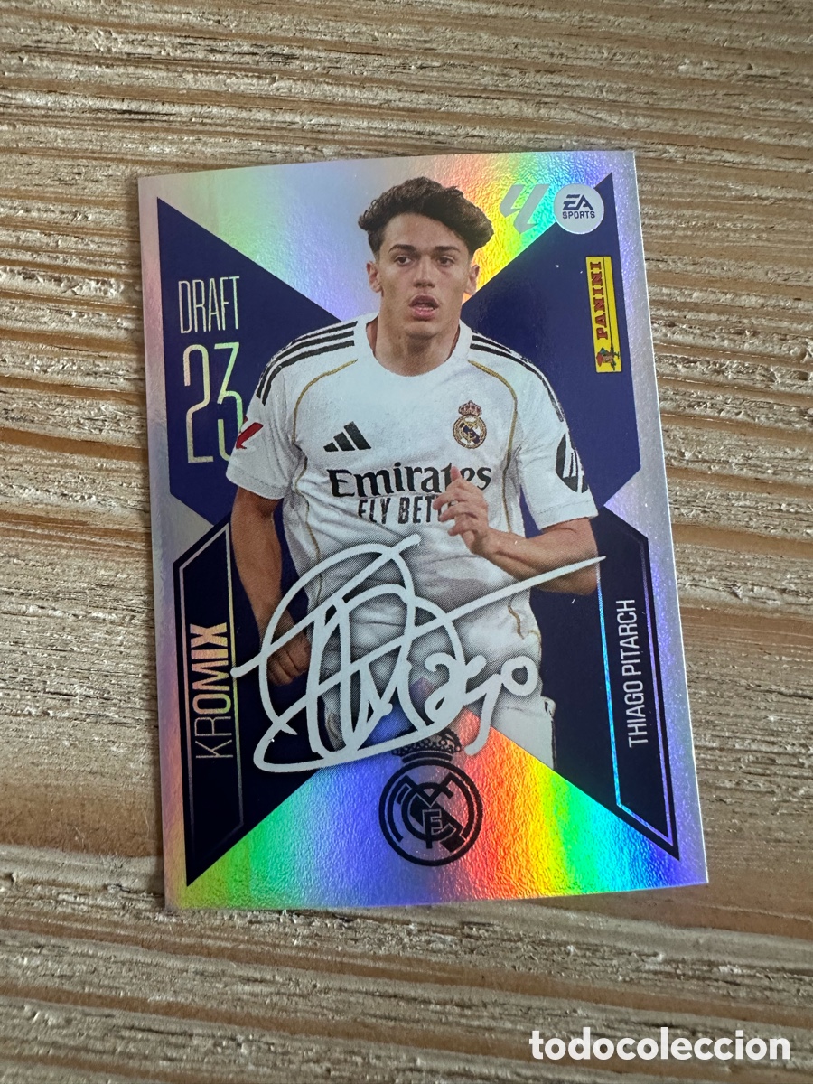 Trading cards: THIAGO PITARCH REAL MADRID 22 KROMIX DRAFT 23 LIGA ESTE 2026-27 26 27 PANINI