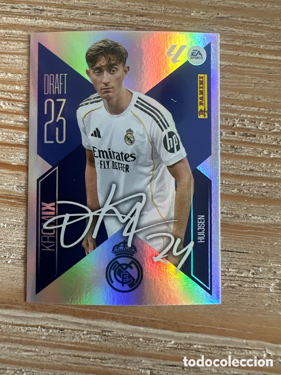 Trading cards: HUIJSEN REAL MADRID 10 KROMIX DRAFT 23 LIGA ESTE 2026-27 26 27 PANINI