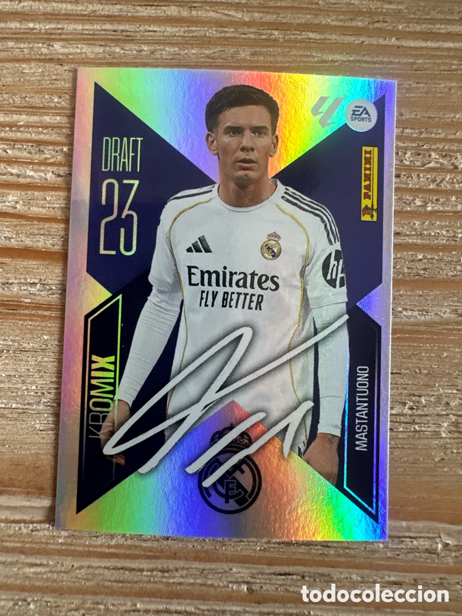 Trading cards: MASTANTUONO REAL MADRID 16 KROMIX DRAFT 23 LIGA ESTE 2026-27 26 27 PANINI