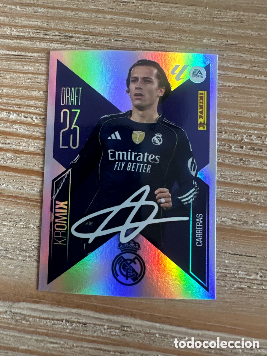 Trading cards: CARRERAS REAL MADRID K5 KROMIX DRAFT 23 LIGA ESTE 2026-27 26 27 PANINI