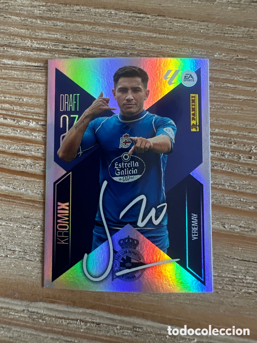 Trading cards: YEREMAY DEPORTIVO K23 KROMIX DRAFT 23 LIGA ESTE 2026-27 26 27 PANINI