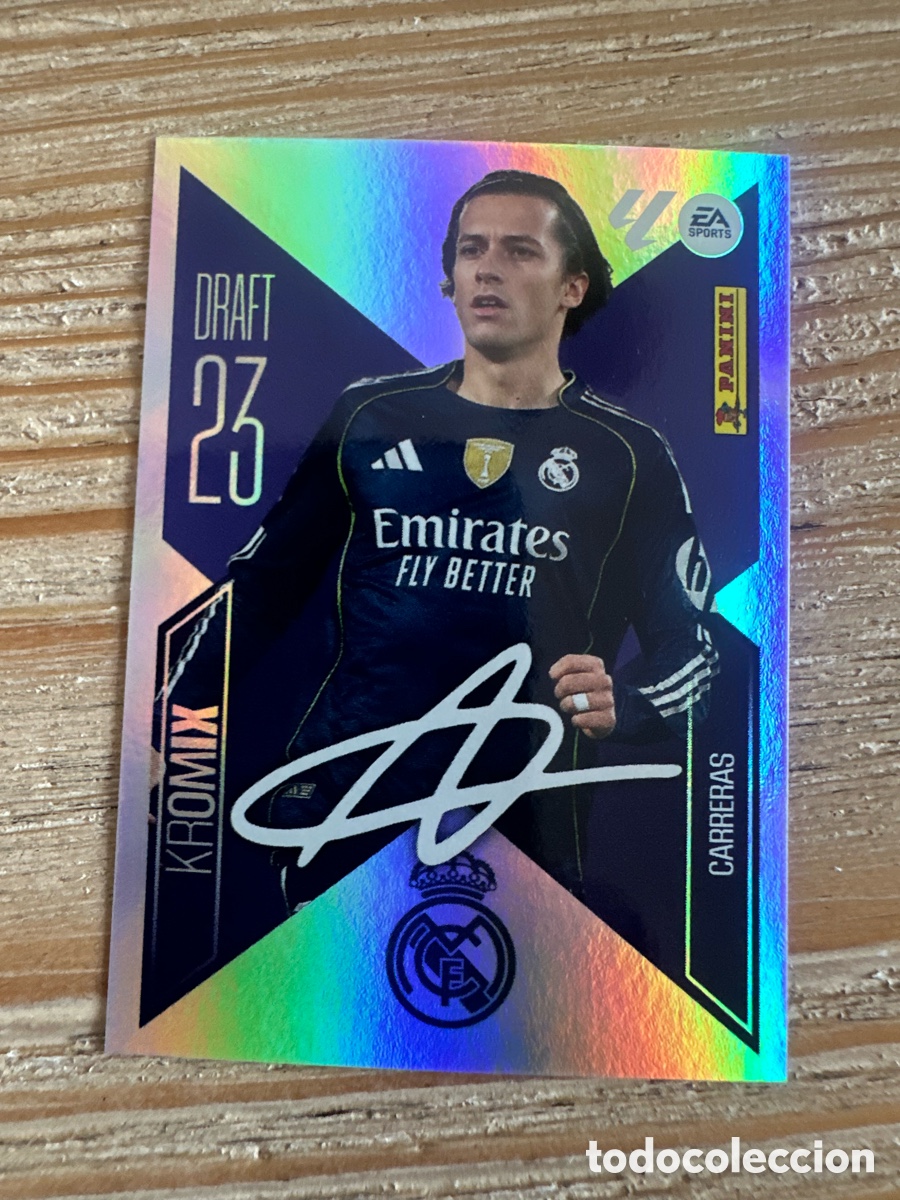 Trading cards: CARRERAS REAL MADRID K5 KROMIX DRAFT 23 LIGA ESTE 2026-27 26 27 PANINI