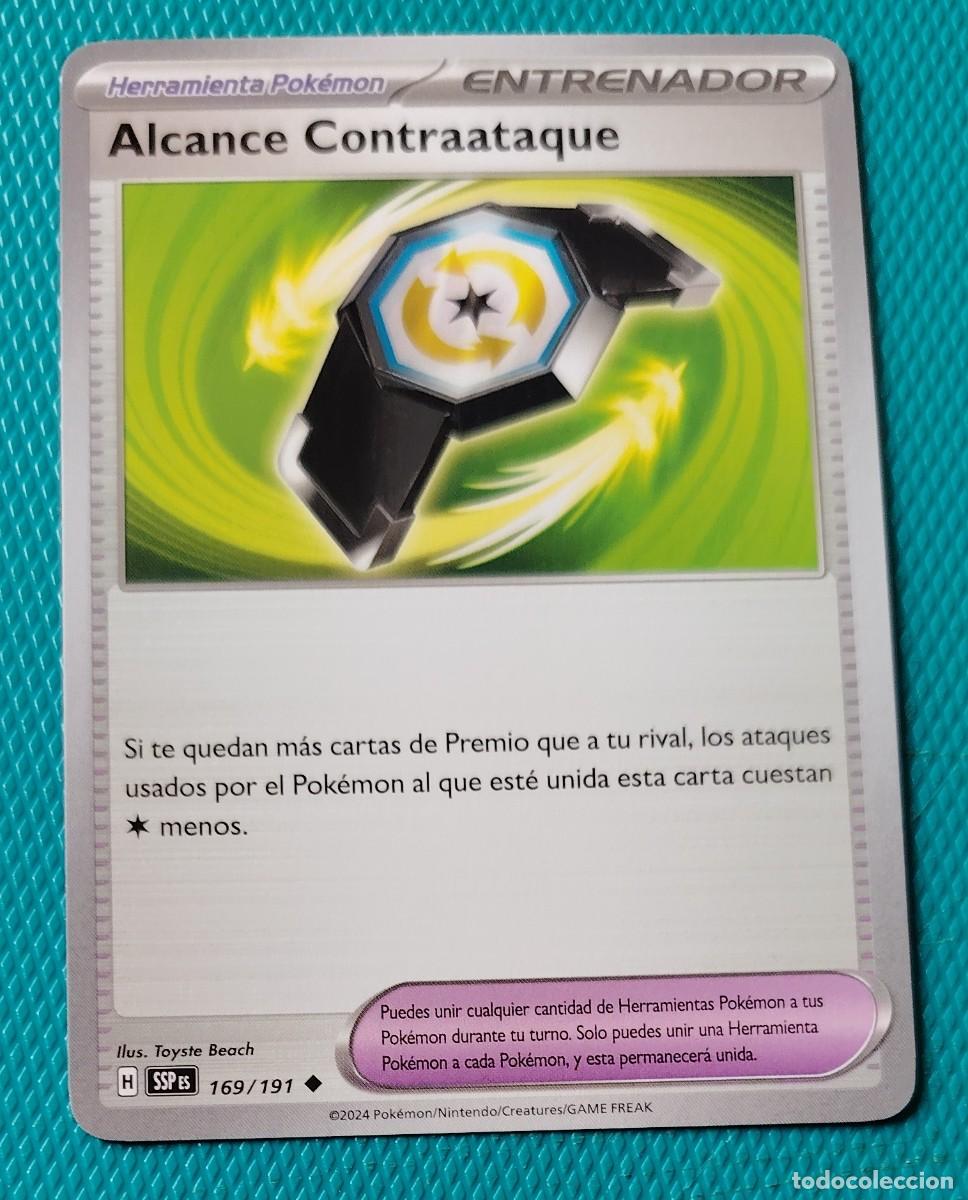 Trading cards: CARTA POKEMON EN ESPA&Ntilde;OL - ALCANCE CONTRAATAQUE 169 / 191 - ENTRENADOR - ORIGINAL - NUEVA MD MINT