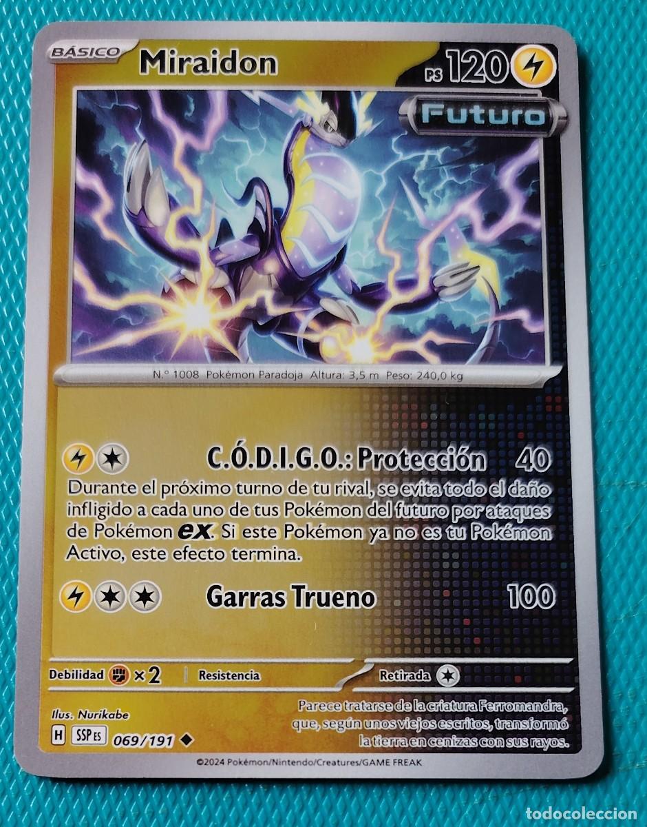Trading cards: CARTA POKEMON EN INGLES - MIRAIDON 069 / 191 - BASICO - HOLO - ORIGINAL - NUEVA MD MINT