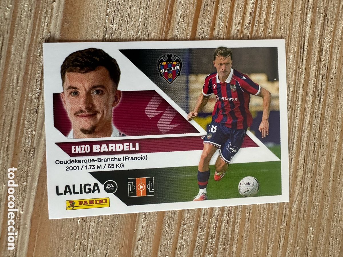 Sammelkarten: BARDELI LEVANTE FICHAJE 7 LIGA ESTE 2026-27 26 27 PANINI