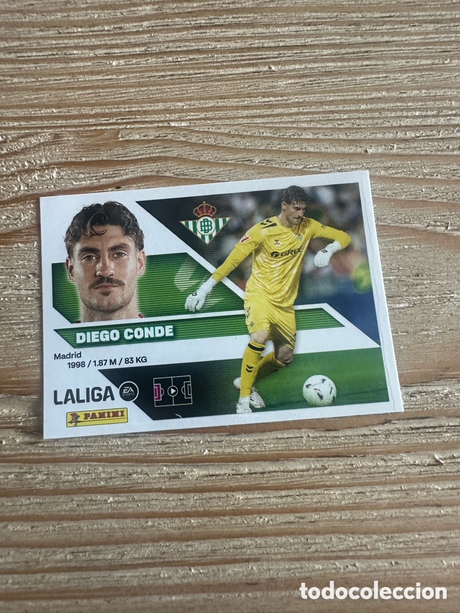 Trading cards: DIEGO CONDE BETIS COLOCA 4 BIS LIGA ESTE 2026-27 26 27 PANINI