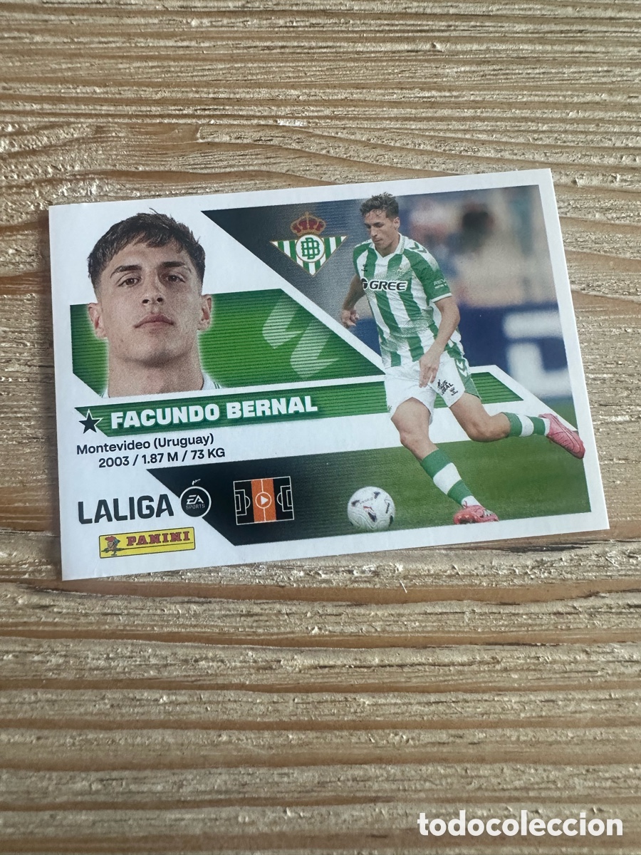 Trading cards: FACUNDO BERNAL BETIS 13 2&ordf; EDICION LIGA ESTE 2026-27 26 27 PANINI