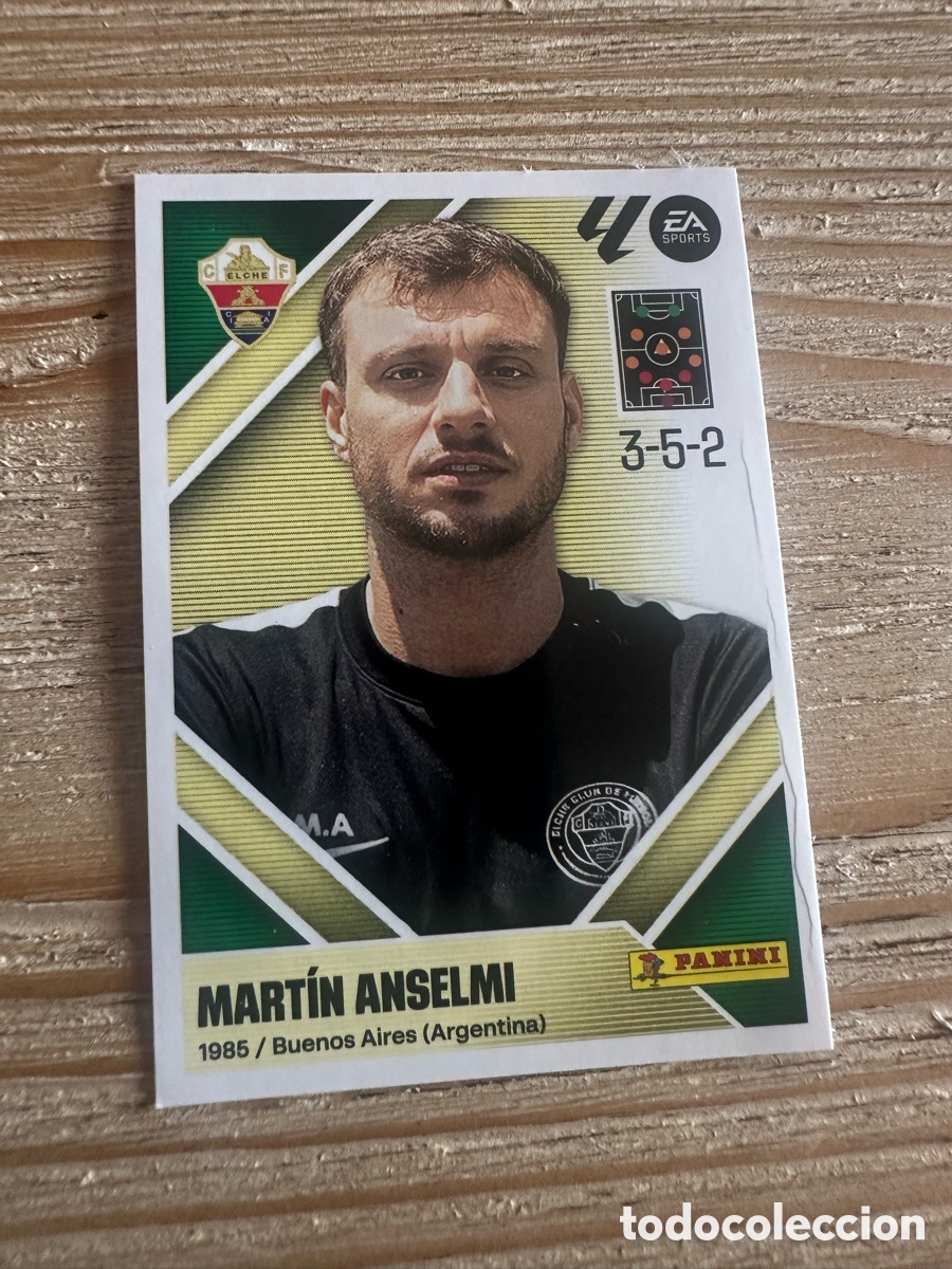 Trading cards: MARTIN ANSELMI ENTRENADOR ELCHE 2 2&ordf; EDICION LIGA ESTE 2026-27 26 27 PANINI
