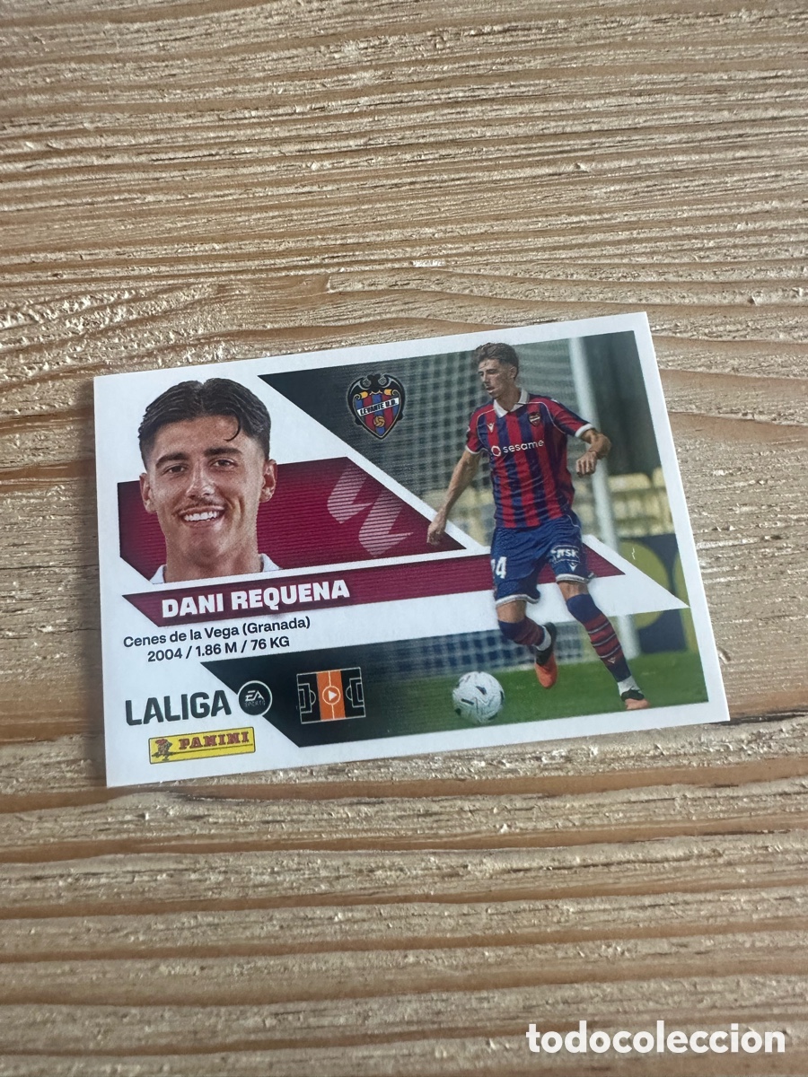 Trading cards: DANI REQUENA LEVANTE 13 2&ordf; EDICION LIGA ESTE 2026-27 26 27 PANINI