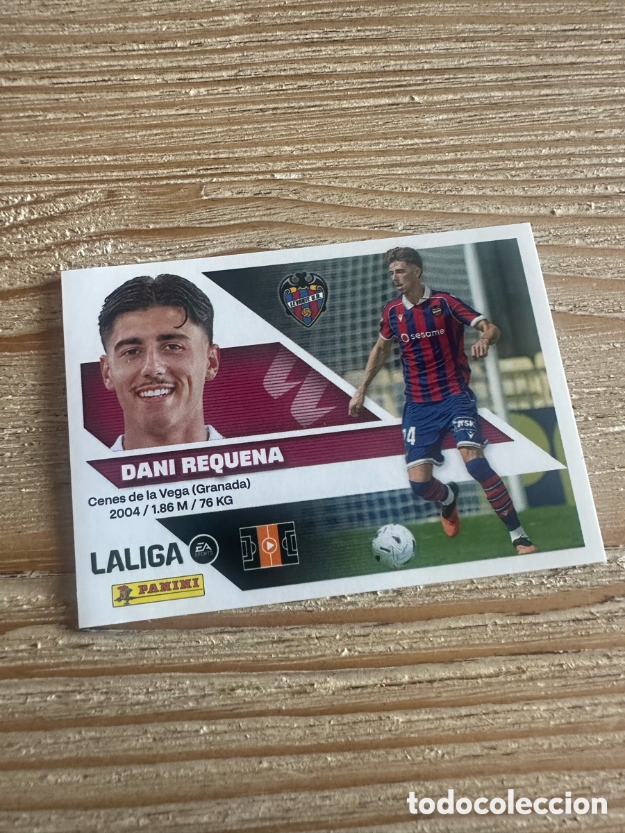 Trading cards: DANI REQUENA LEVANTE 13 2&ordf; EDICION LIGA ESTE 2026-27 26 27 PANINI