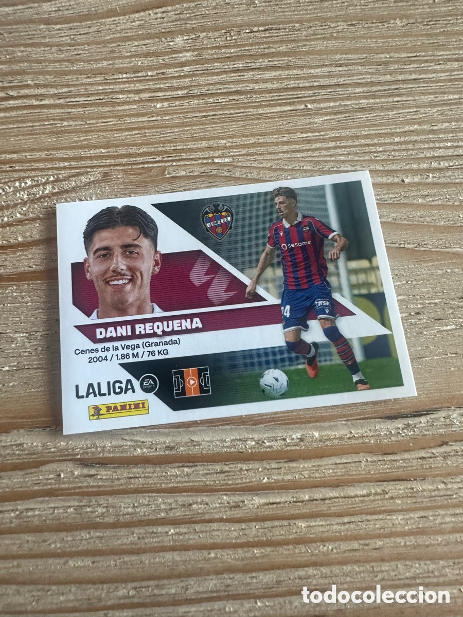 Trading cards: DANI REQUENA LEVANTE 13 2&ordf; EDICION LIGA ESTE 2026-27 26 27 PANINI