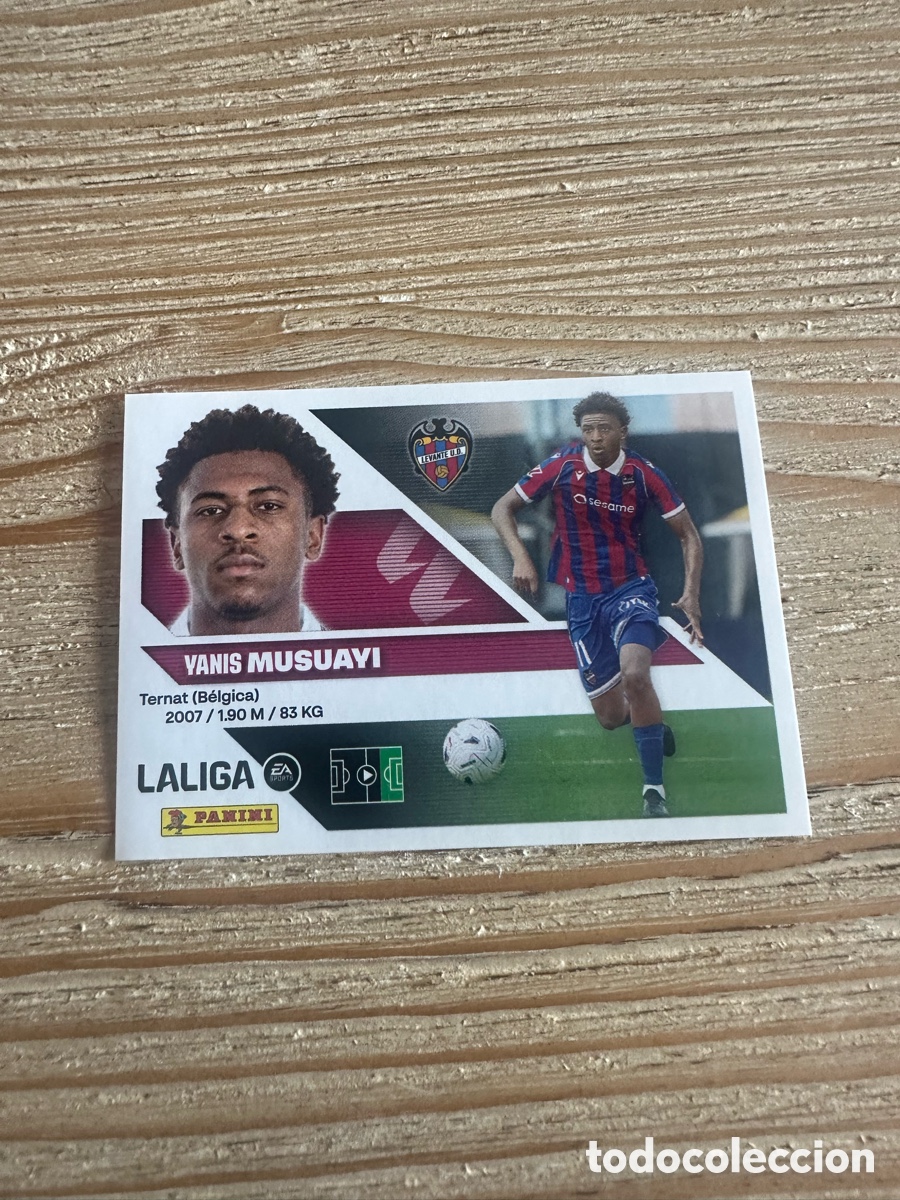 Trading cards: MUSUAYI LEVANTE 20 BIS COLOCA LIGA ESTE 2026-27 26 27 PANINI