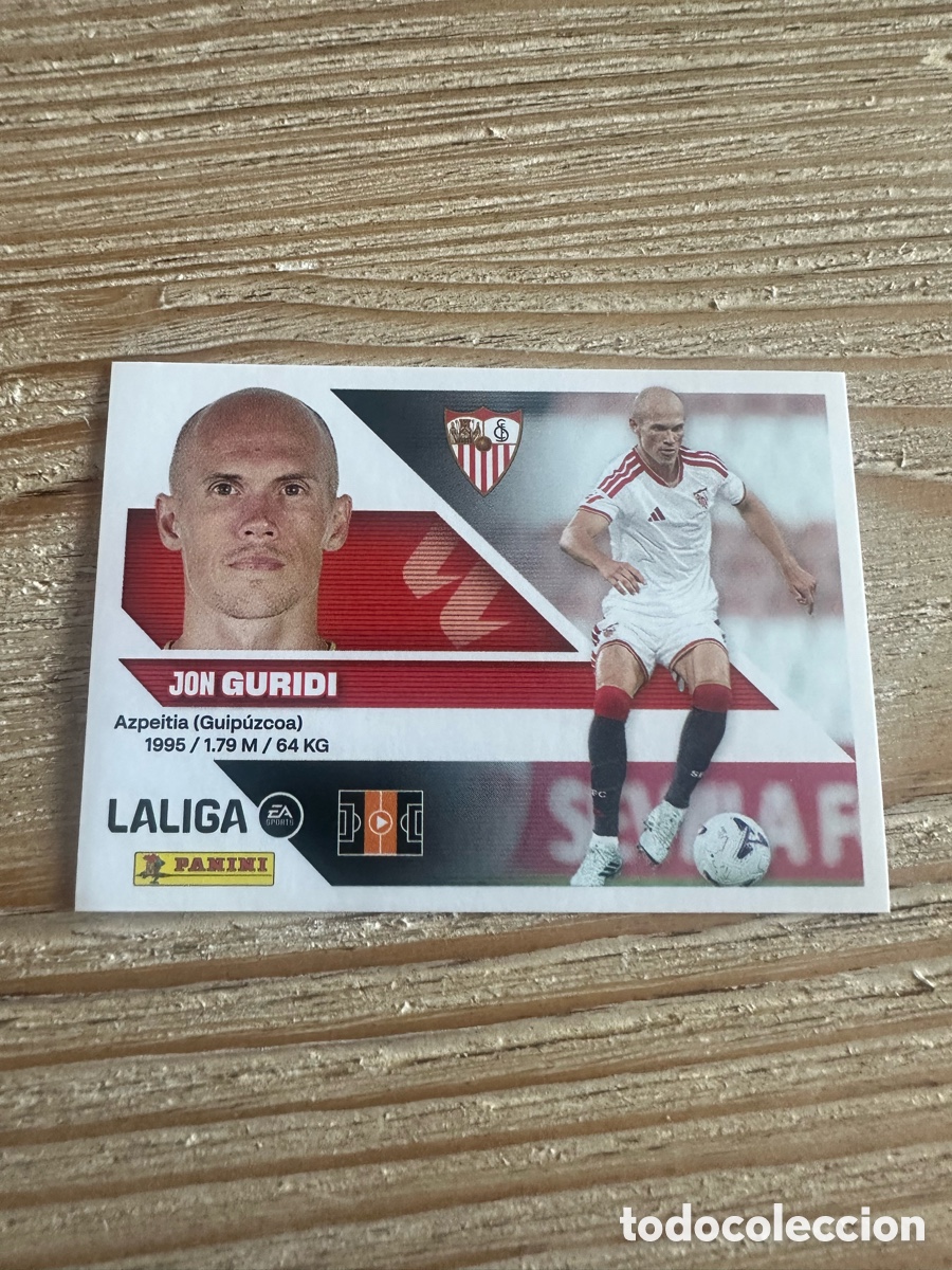 Trading cards: GURIDI SEVILLA 13 2&ordf; EDICION LIGA ESTE 2026-27 26 27 PANINI