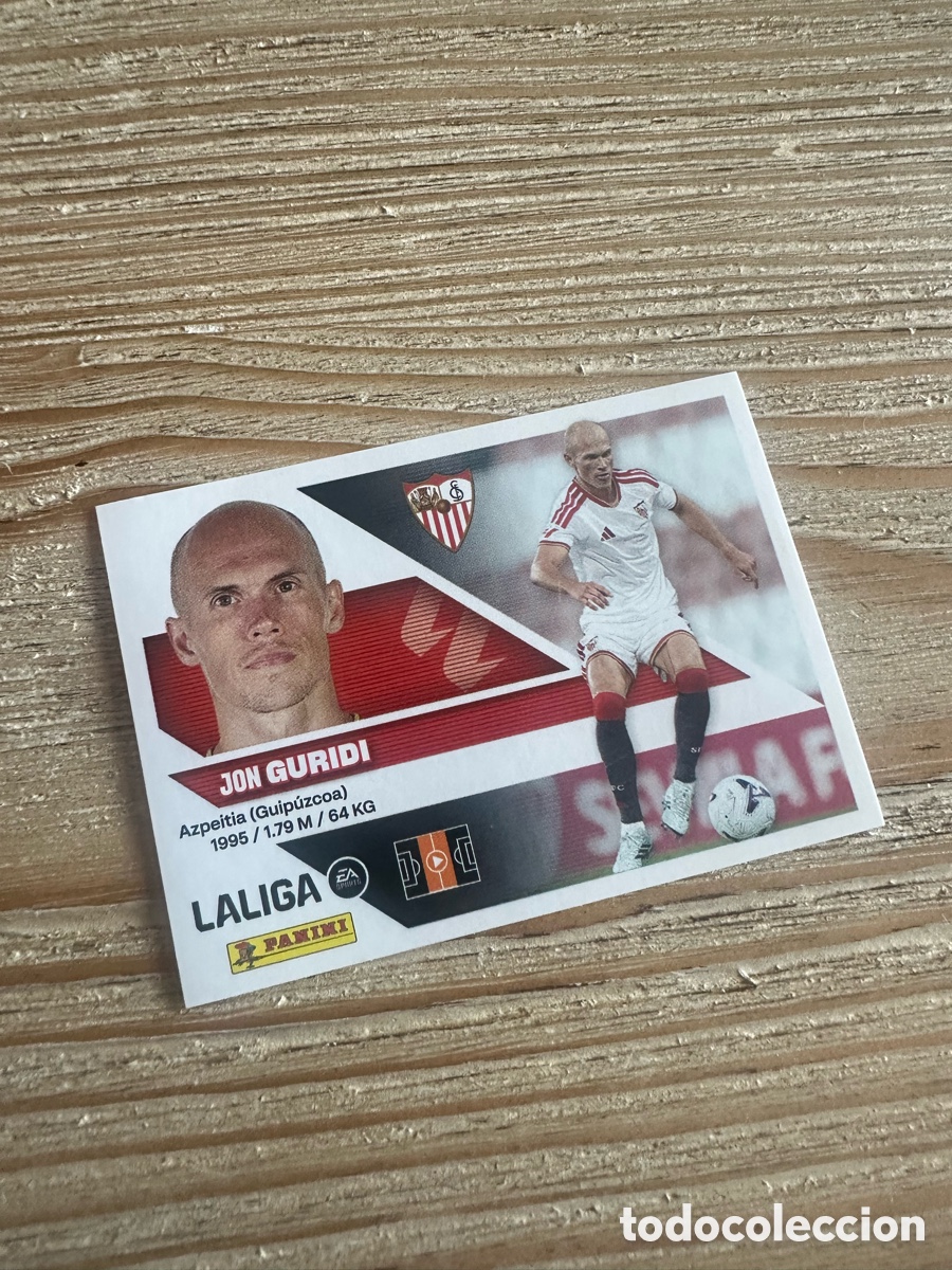 Trading cards: GURIDI SEVILLA 13 2&ordf; EDICION LIGA ESTE 2026-27 26 27 PANINI