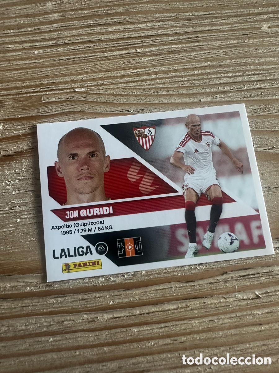 Trading cards: GURIDI SEVILLA 13 2&ordf; EDICION LIGA ESTE 2026-27 26 27 PANINI