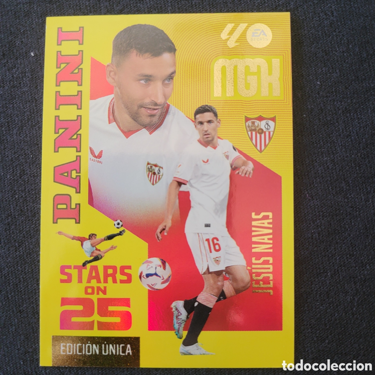 Trading cards: 437 Jes&uacute;s Navas Stars on 25 / Megacracks 2026