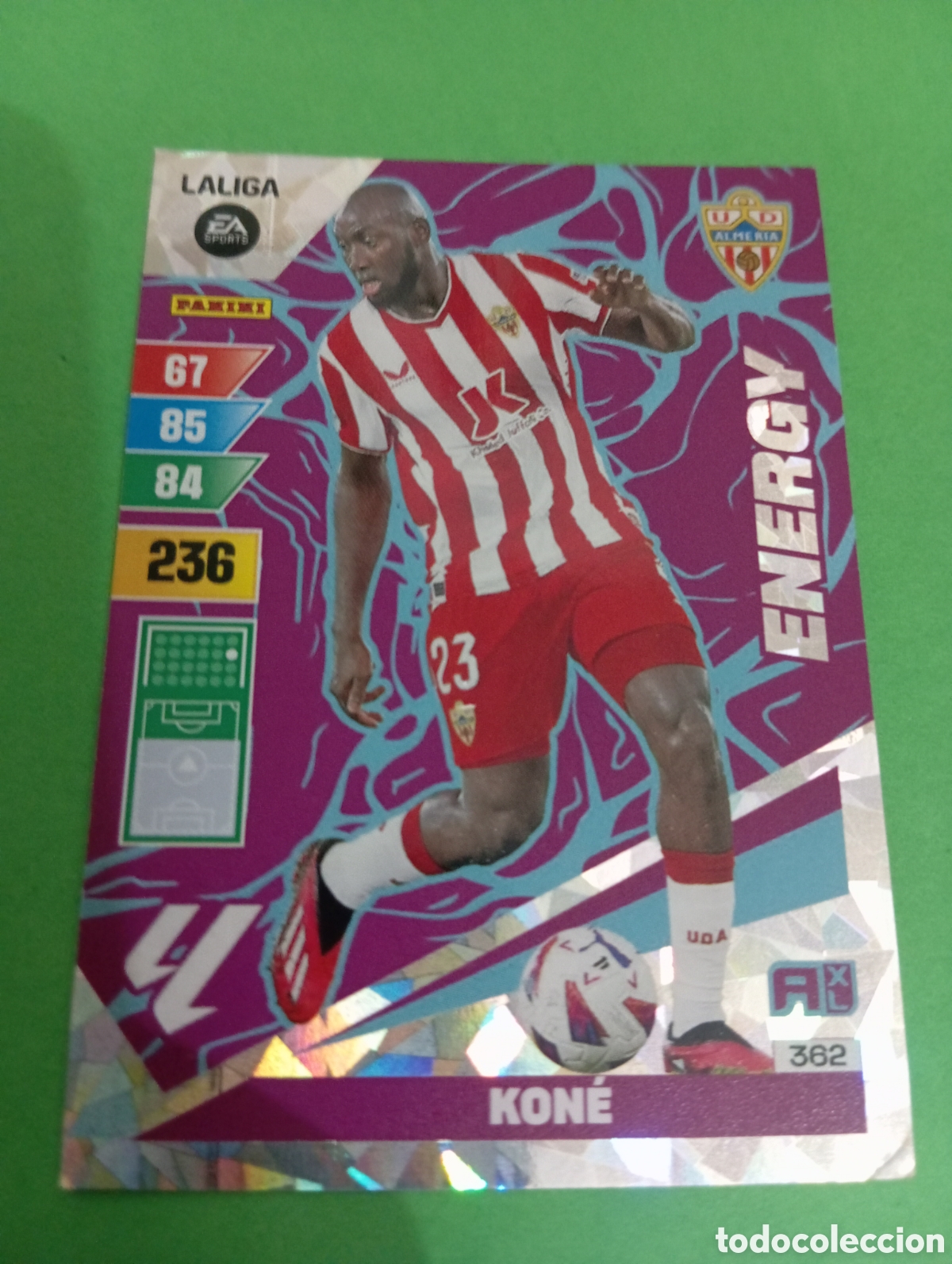 Trading cards: Kon&eacute; Almer&iacute;a ENERGY n&deg;362 / PANINI ADRENALYN XL LA LIGA 2023/2024