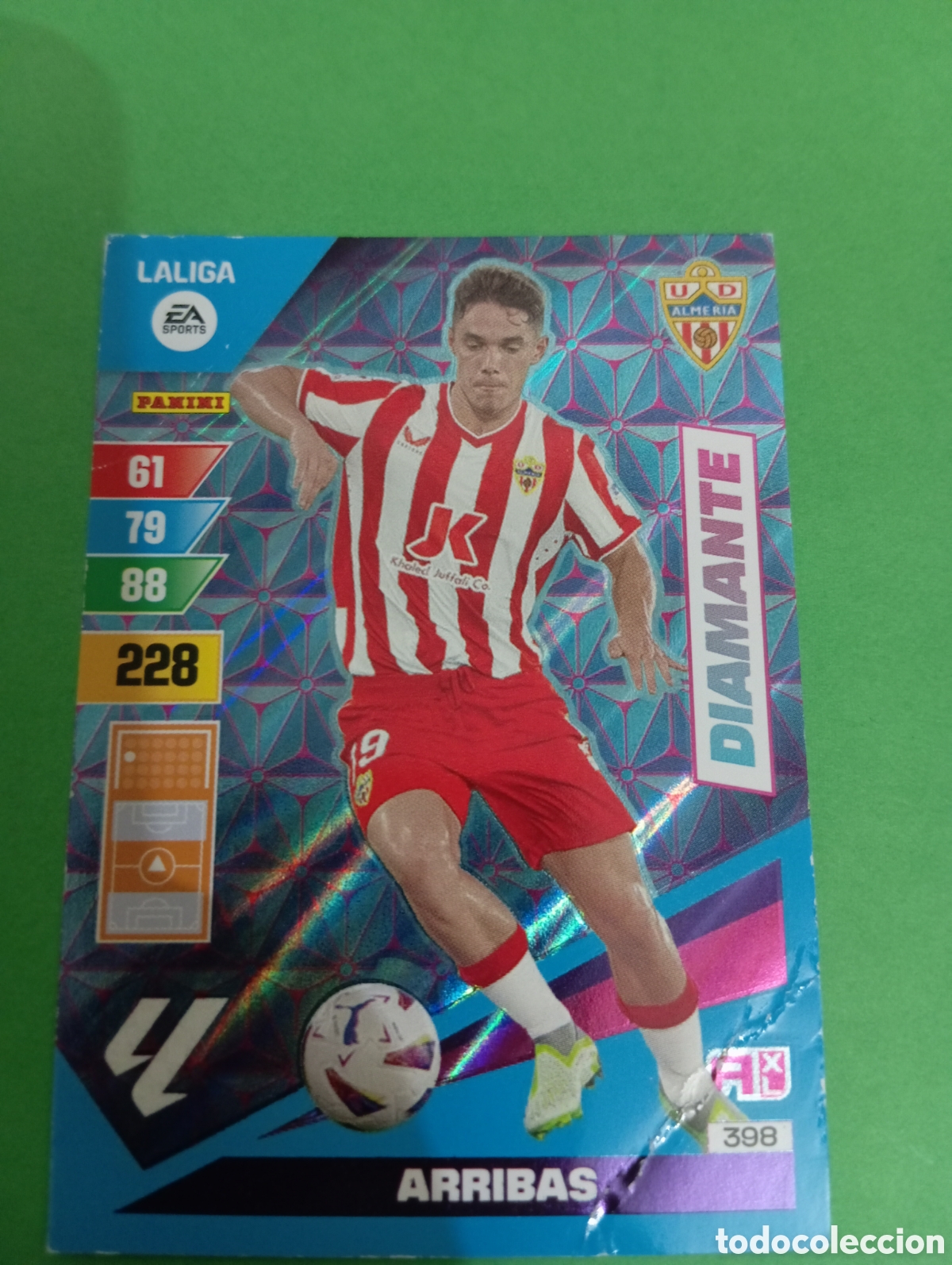 Trading cards: Arribas Almer&iacute;a DIAMANTE n&deg;398 / PANINI ADRENALYN XL 2023/2024