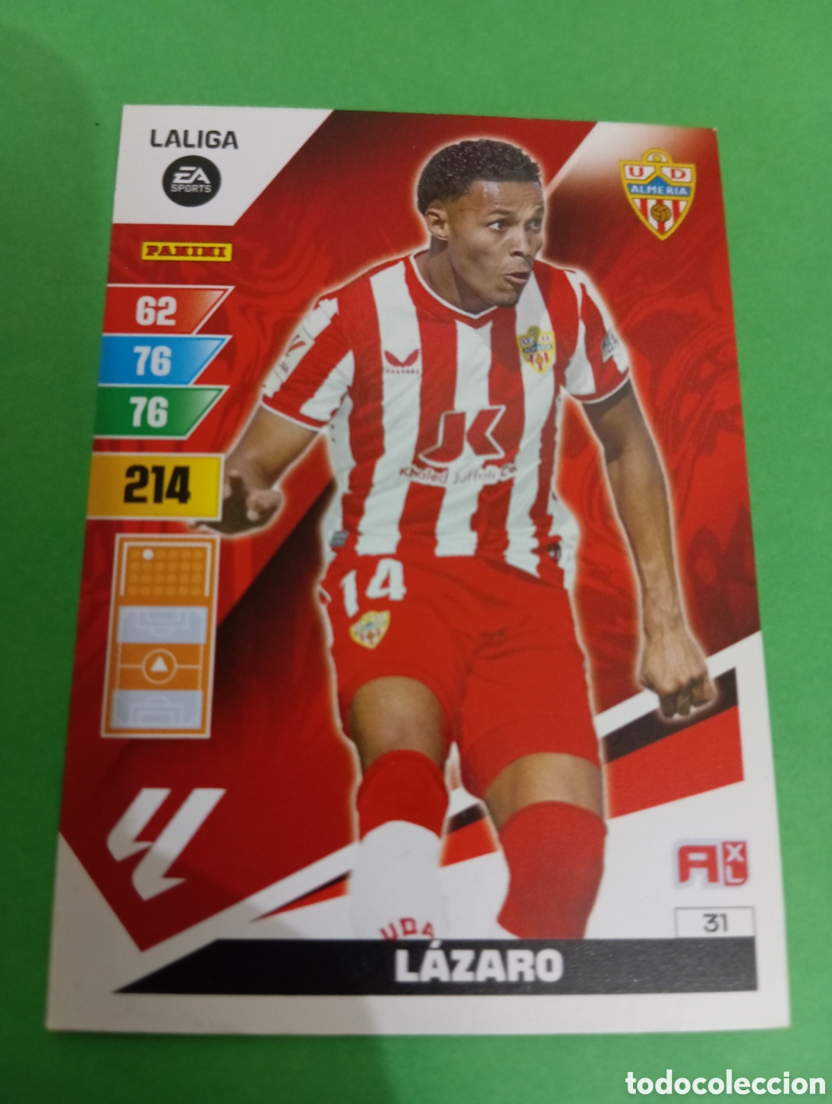 Trading cards: L&aacute;zaro Almer&iacute;a n&deg;31 / PANINI ADRENALYN XL LA LIGA 2023/2024