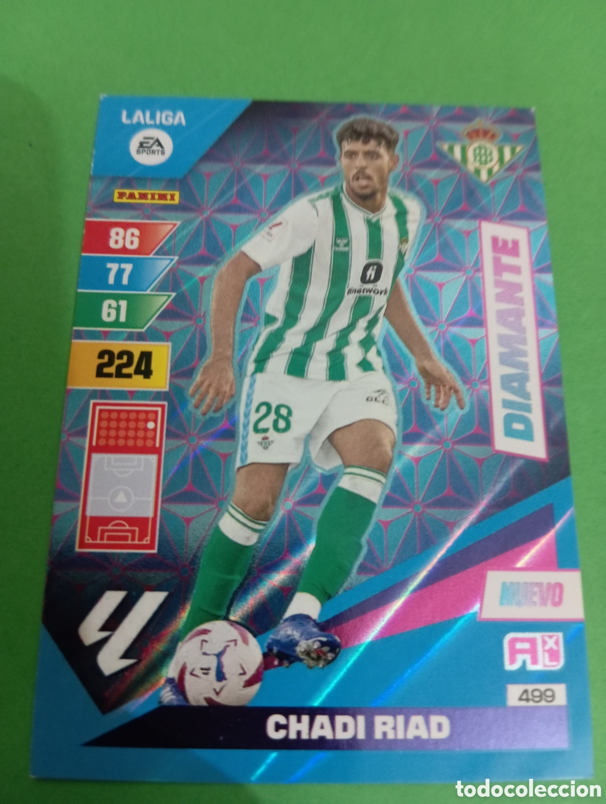 Trading cards: Chadi Riad Betis NUEVO DIAMANTE n&deg;499 / PANINI ADRENALYN XL LA LIGA 2023/2024