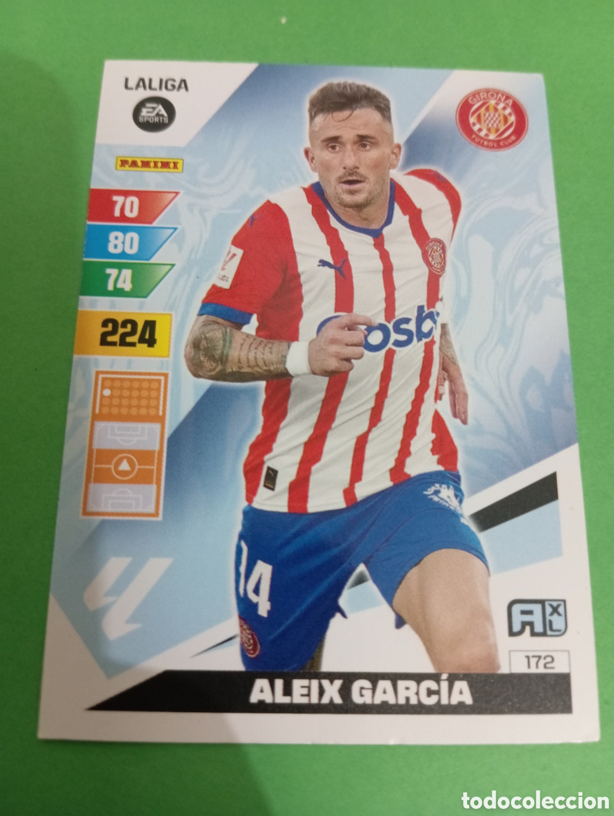 Trading cards: Aleix Garc&iacute;a Girona n&deg;172 / PANINI ADRENALYN XL LA LIGA 2023/2024