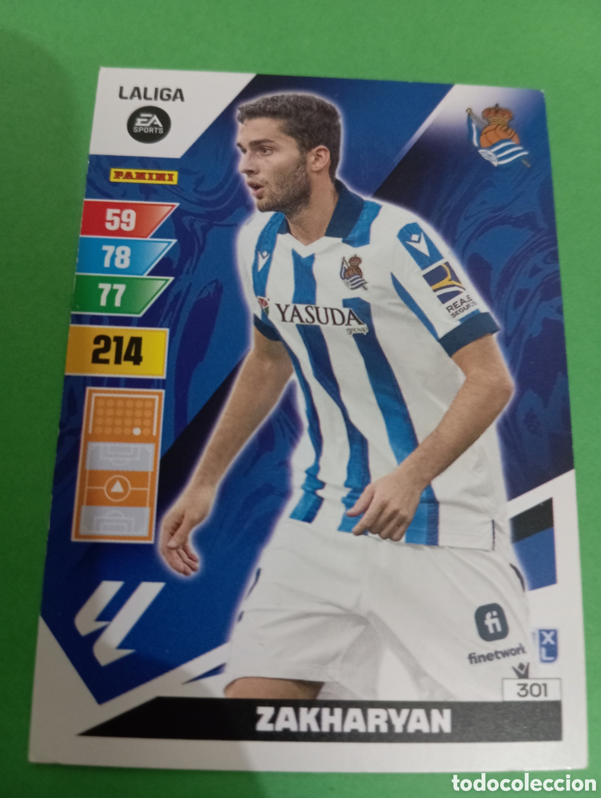 Trading cards: Zakharyan Real Sociedad n&deg;301 / PANINI ADRENALYN XL LA LIGA 2023/2024