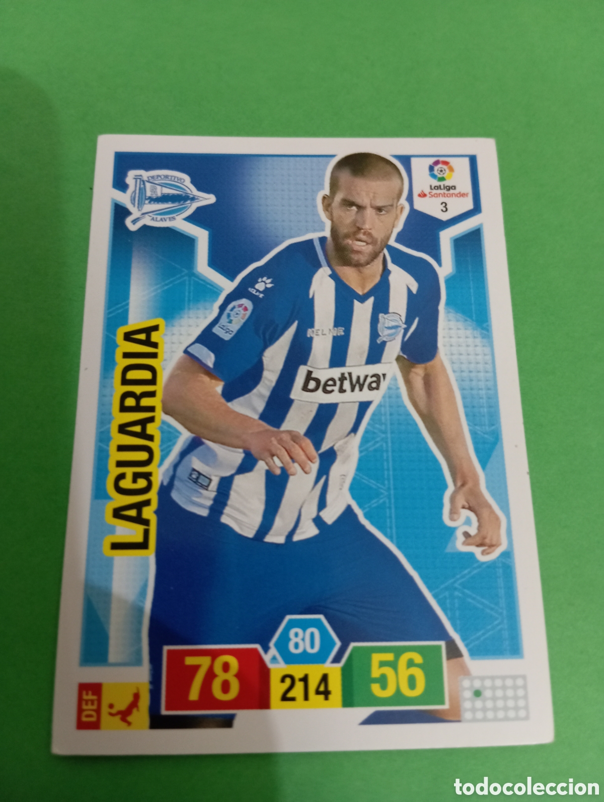 Figurine Collezionabili: Laguardia Alav&eacute;s n&deg;3 / PANINI ADRENALYN XL LA LIGA 2018/2019