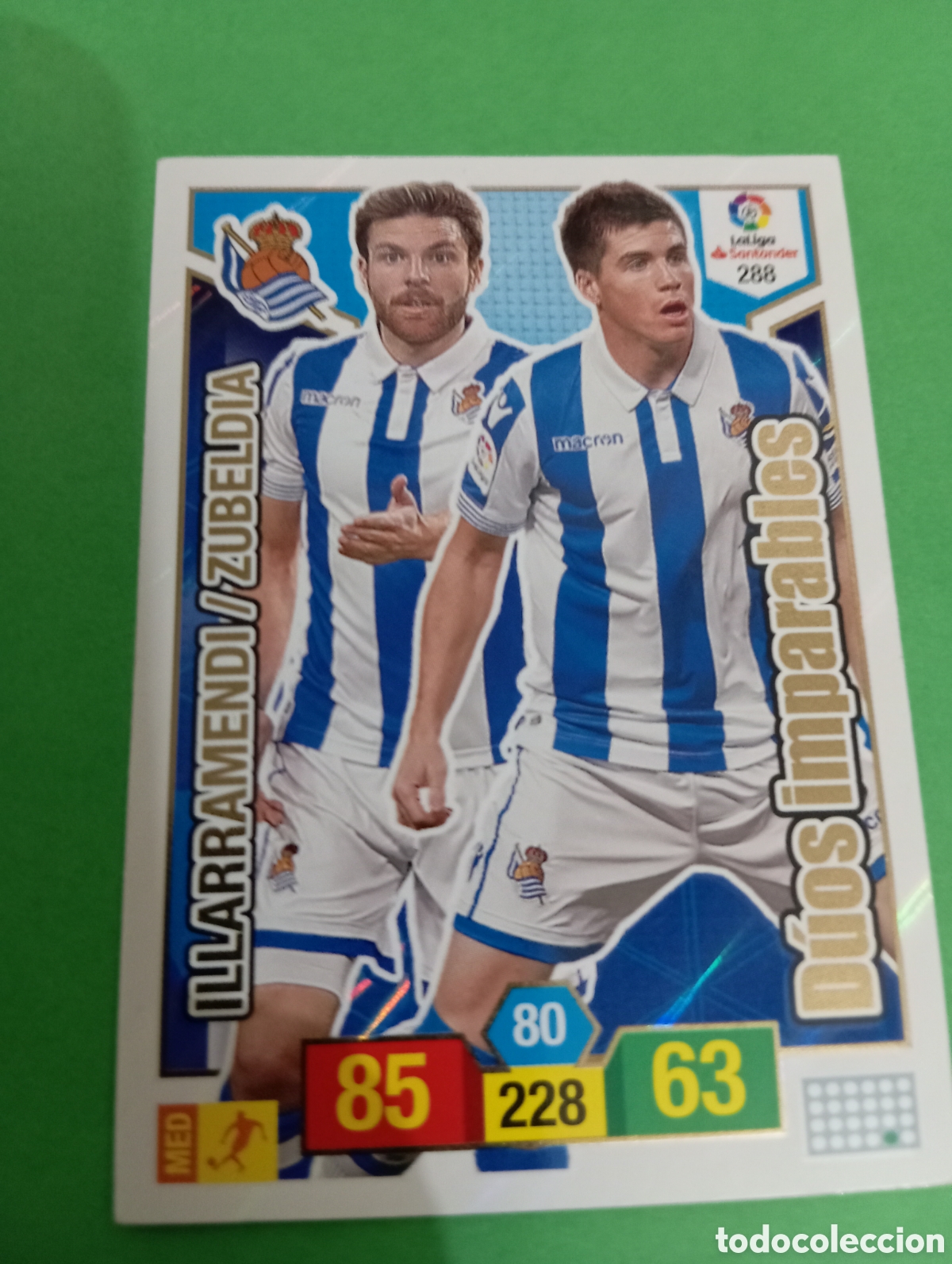 Trading cards: Illarramendi / Zubeldia Real Sociedad D&Uacute;OS IMPARABLES n&deg;288 / PANINI ADRENALYN XL LA LIGA 2018/2019