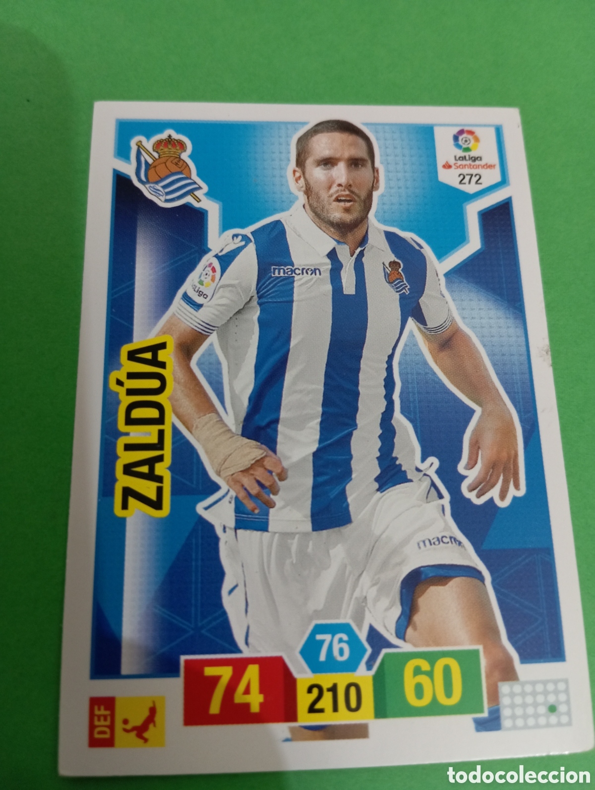 Trading cards: Zald&uacute;a Real Sociedad n&deg;272 / PANINI ADRENALYN XL LA LIGA 2018/2019