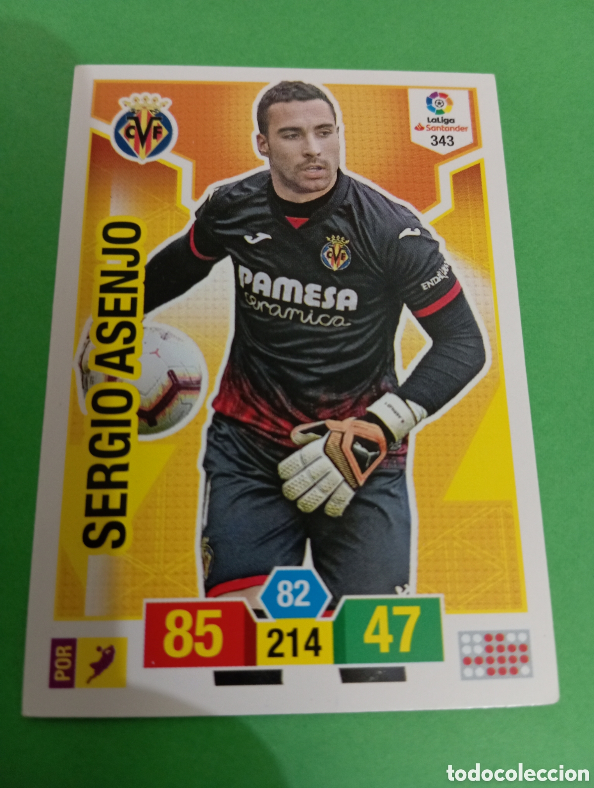 Trading cards: Sergio Asenjo Villarreal n&deg;343 / PANINI ADRENALYN XL LA LIGA 2018/2019