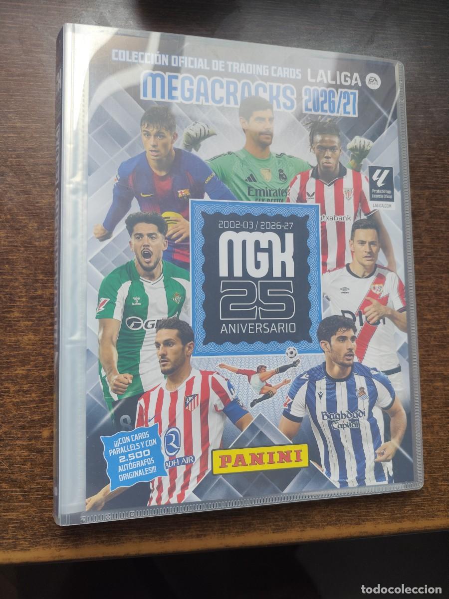 Trading cards: Megacracks 2026/27. Archivador original, nuevo, vac&iacute;o y en perfecto estado. 576 huecos.