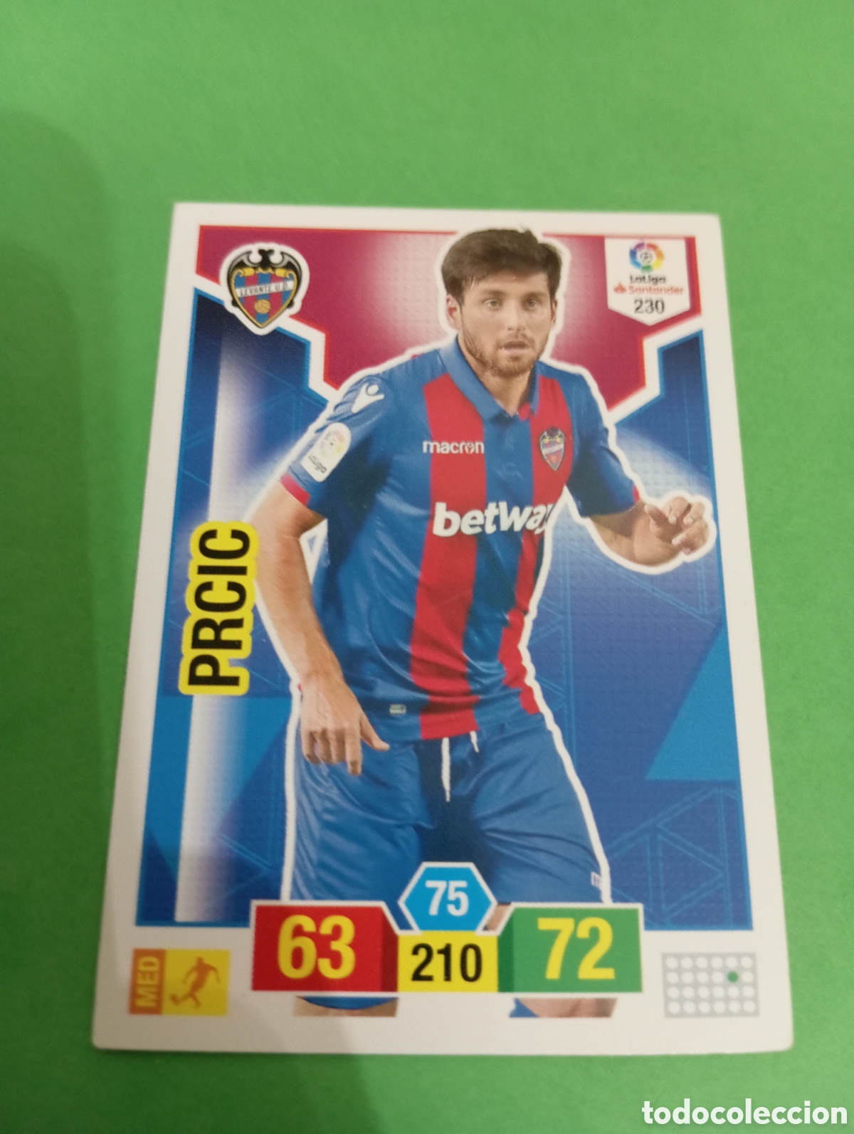 Trading cards: Prcic Levante n&deg;230 / PANINI ADRENALYN XL LA LIGA 2018/2019