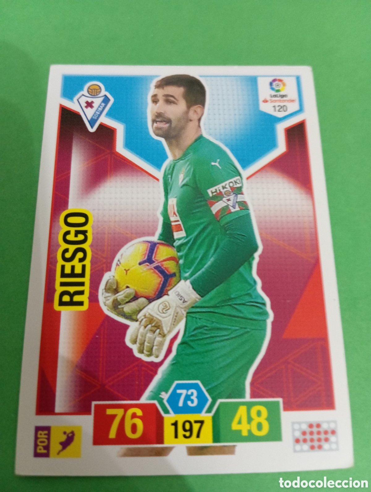 Trading cards: Riesgo Eibar n&deg;120 / PANINI ADRENALYN XL LA LIGA 2018/2019