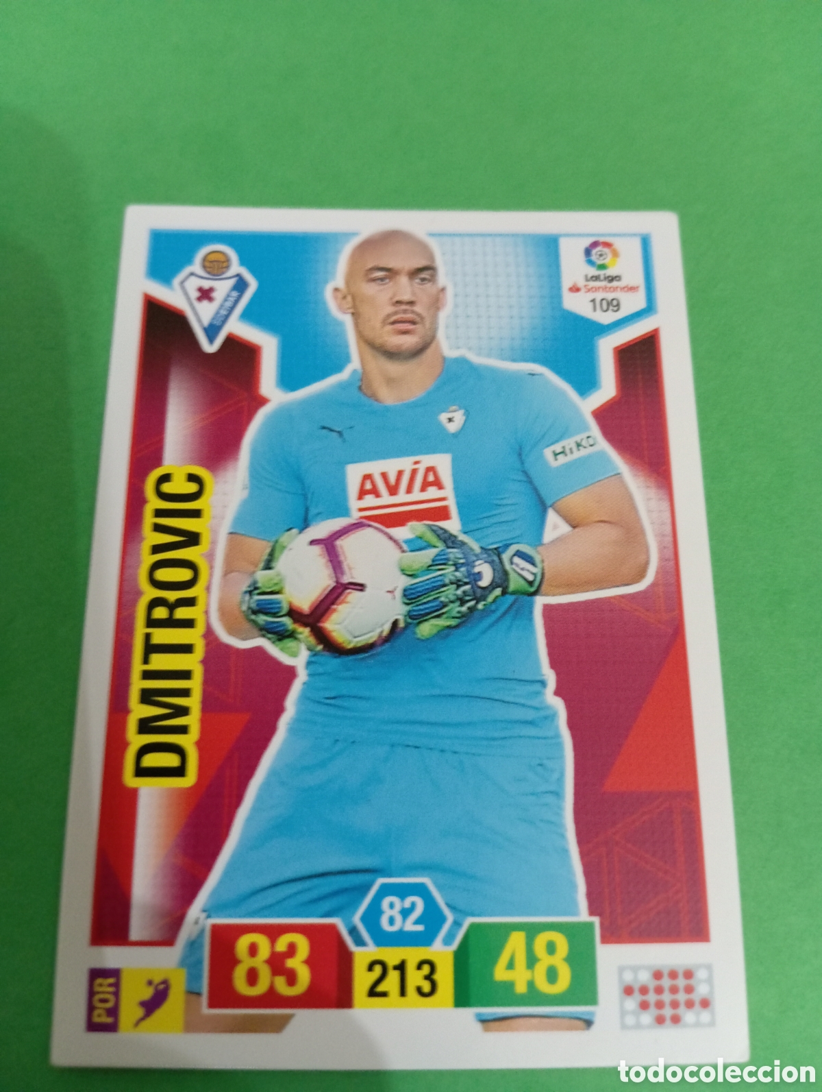 Trading cards: Dmitrovic Eibar n&deg;109 / PANINI ADRENALYN XL LA LIGA 2018/2019