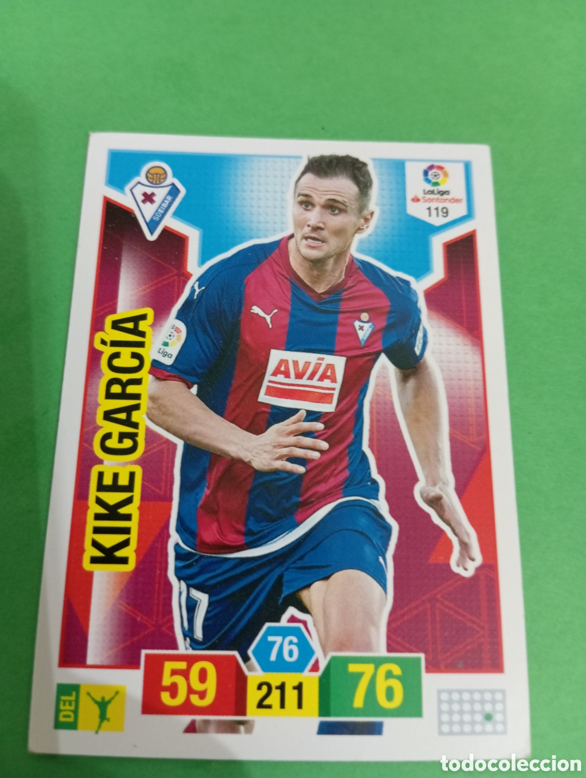 Trading cards: Kike Garc&iacute;a Eibar n&deg;119 / PANINI ADRENALYN XL LA LIGA 2018/2019