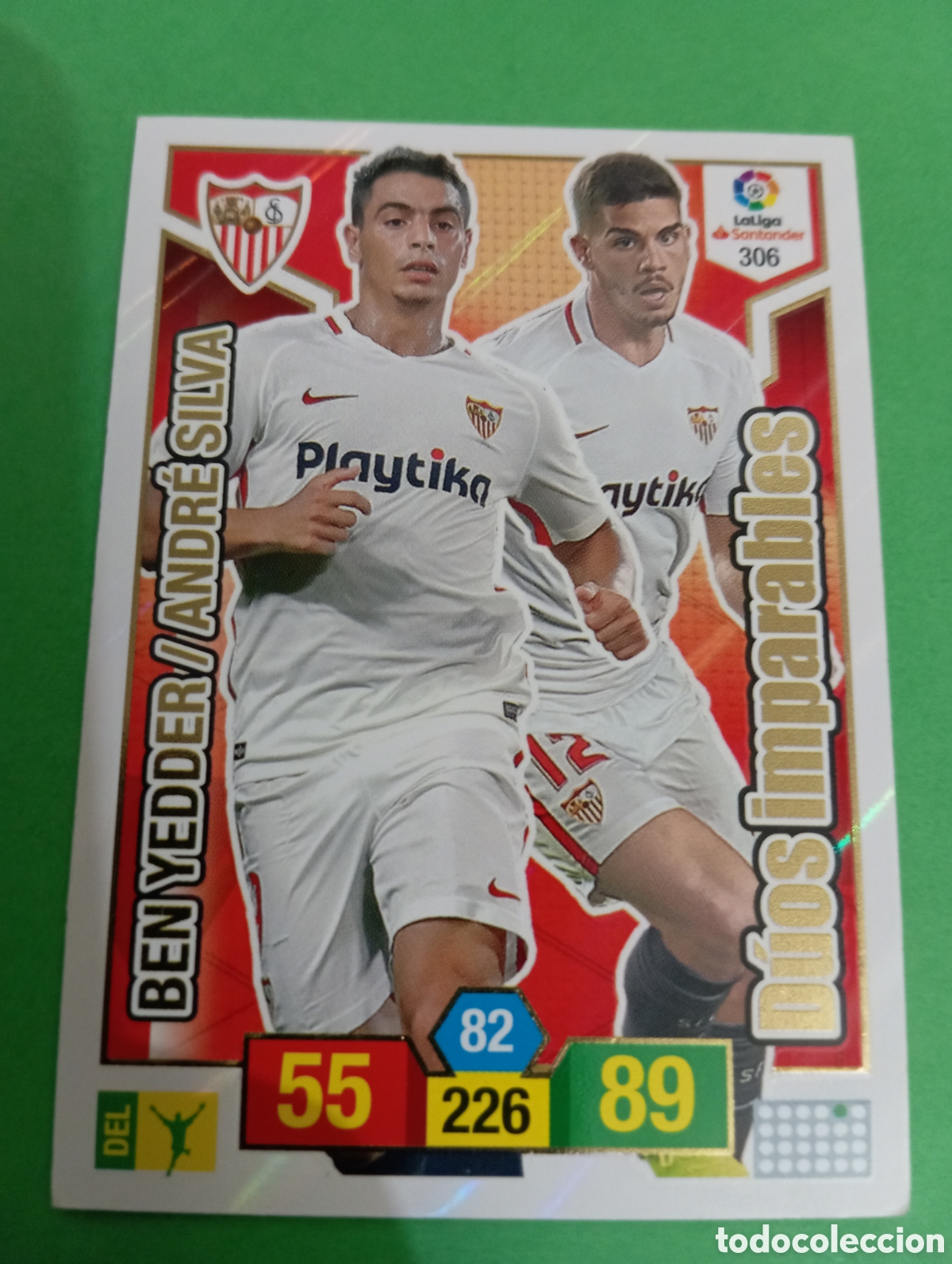 Trading cards: Ben Yedder / Andr&eacute; Silva Sevilla D&Uacute;OS IMPARABLES n&deg;306 / PANINI ADRENALYN XL LA LIGA 2018/2019