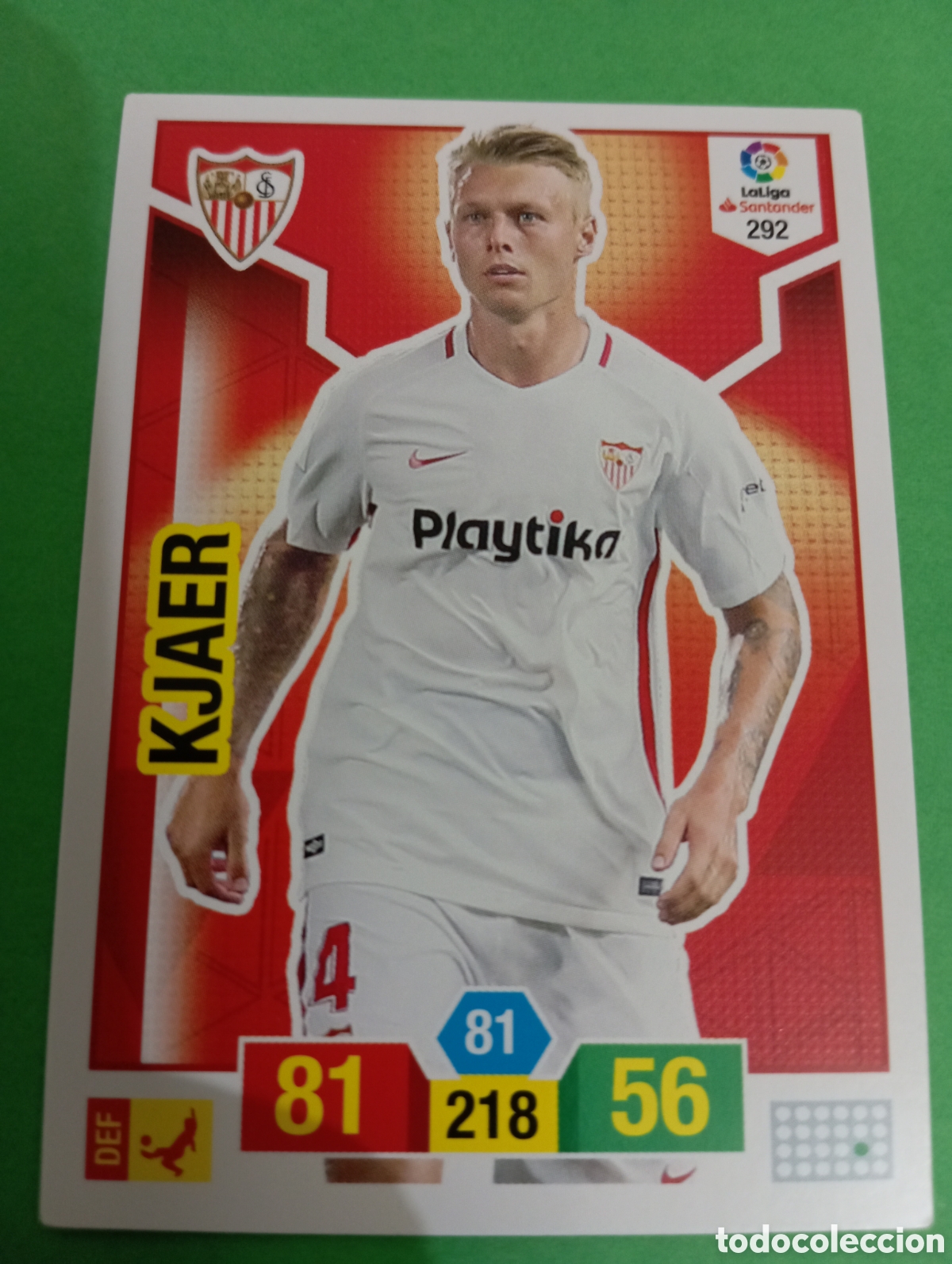 Trading cards: Kjaer Sevilla n&deg;292 / PANINI ADRENALYN XL LA LIGA 2018/2019