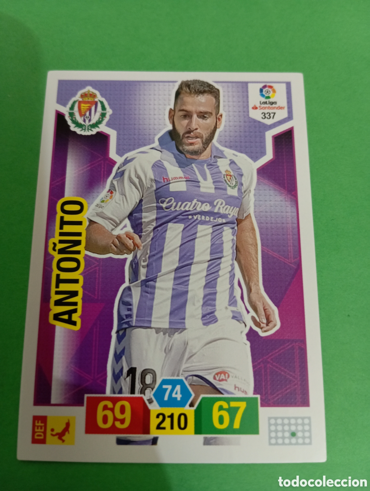 Figurine Collezionabili: Anto&ntilde;ito Valladolid n&deg;337 / PANINI ADRENALYN XL LA LIGA 2018/2019