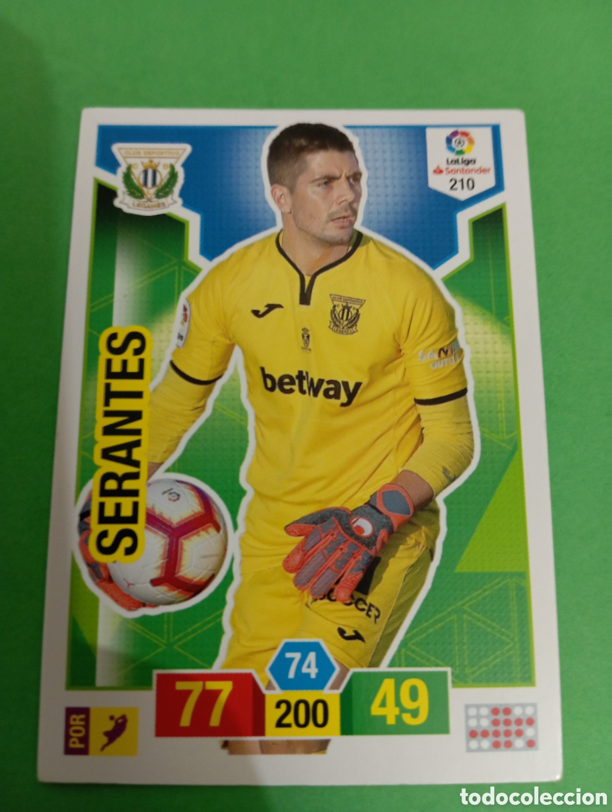 Trading cards: Serantes Legan&eacute;s n&deg;210 / PANINI ADRENALYN XL LA LIGA 2018/2019