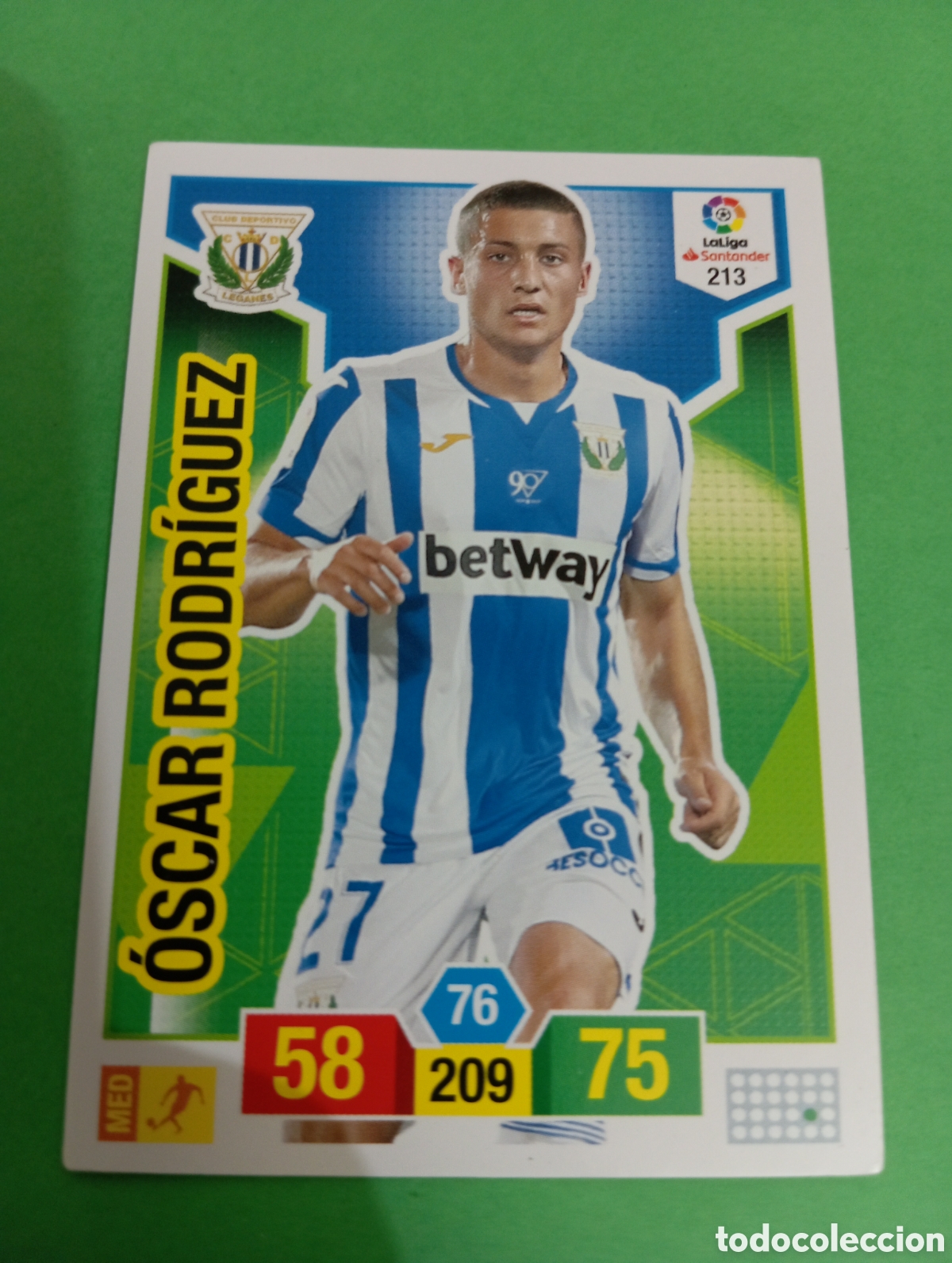 Trading cards: &Oacute;scar Rodr&iacute;guez Legan&eacute;s n&deg;213 / PANINI ADRENALYN XL LA LIGA 2018/2019