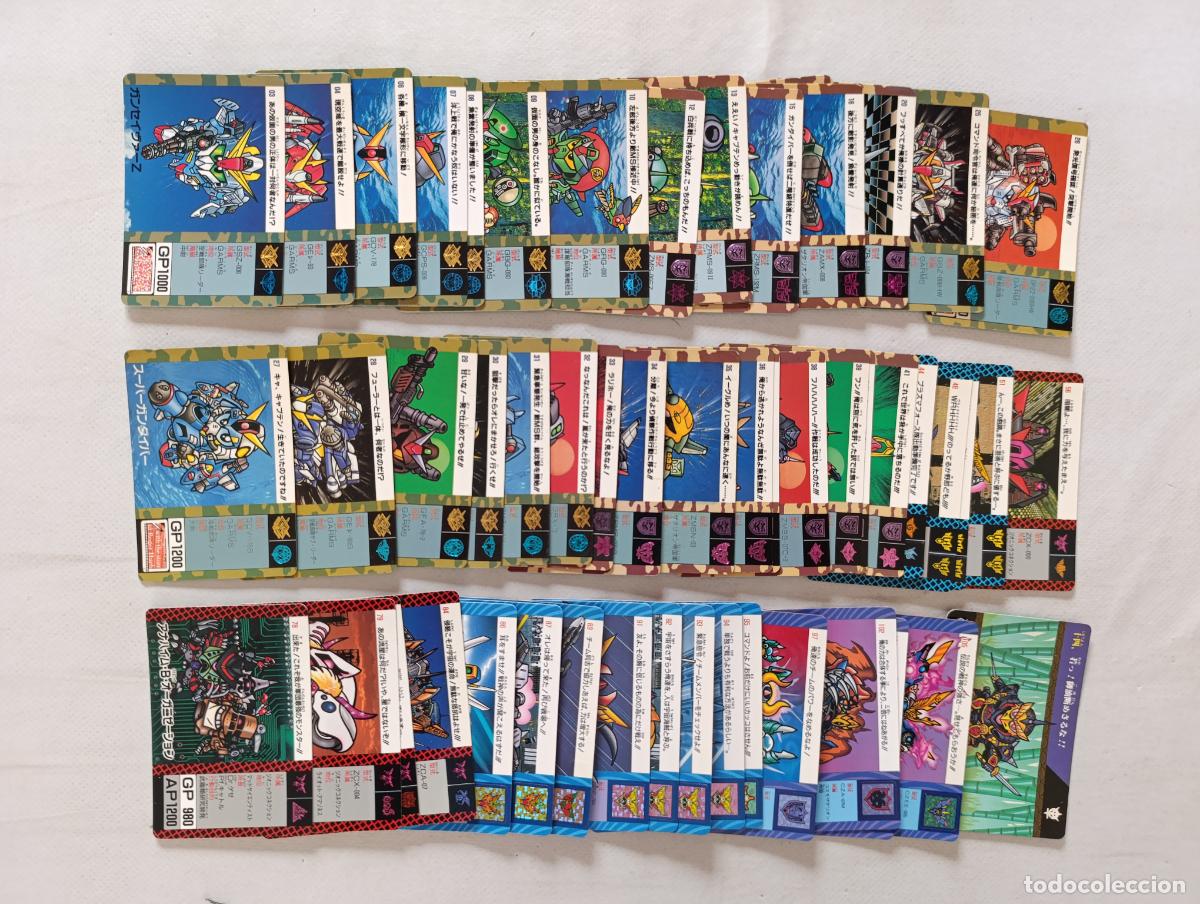 Trading cards: LOTE 55 CARDDASS SD GUNDAM - BANDAI 1990 / 1991 / 1992 - CARD / JAPON (D7Bw)