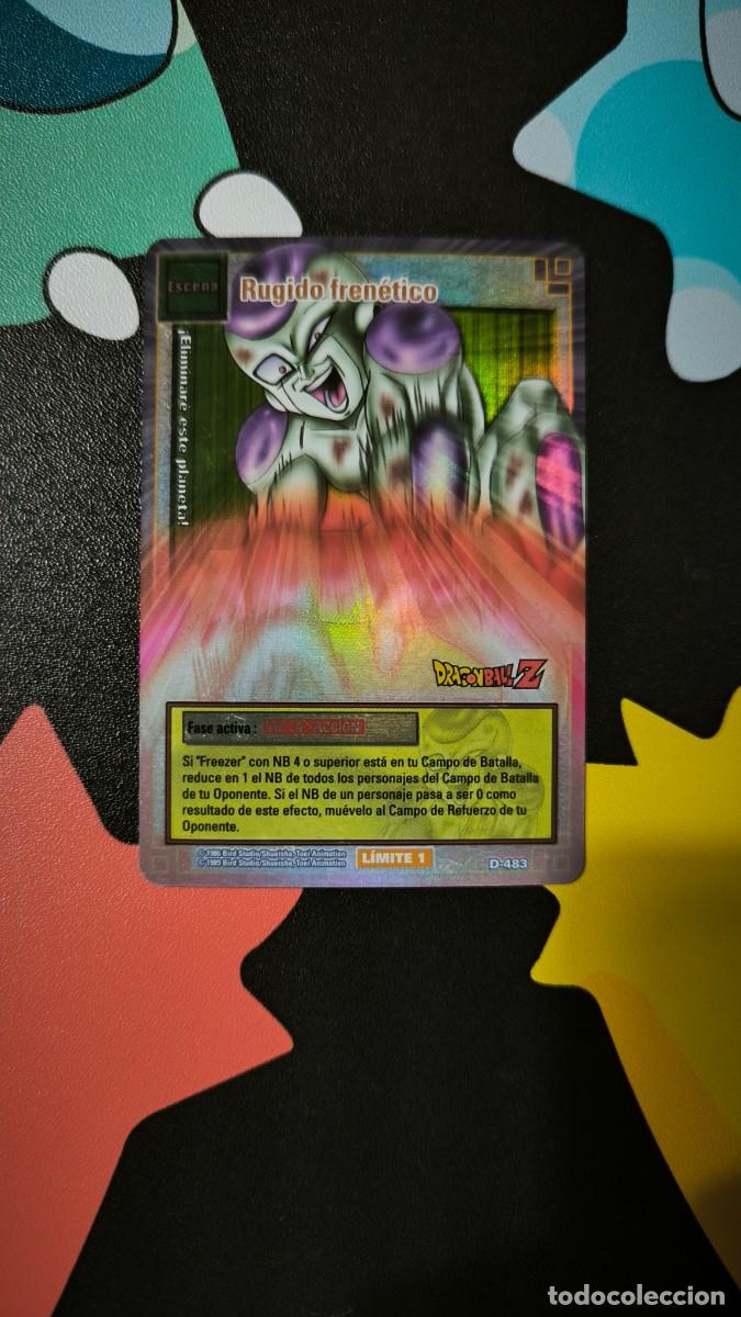 Trading cards: Carta Dragon Ball JCC D-483 Rugido fren&eacute;tico