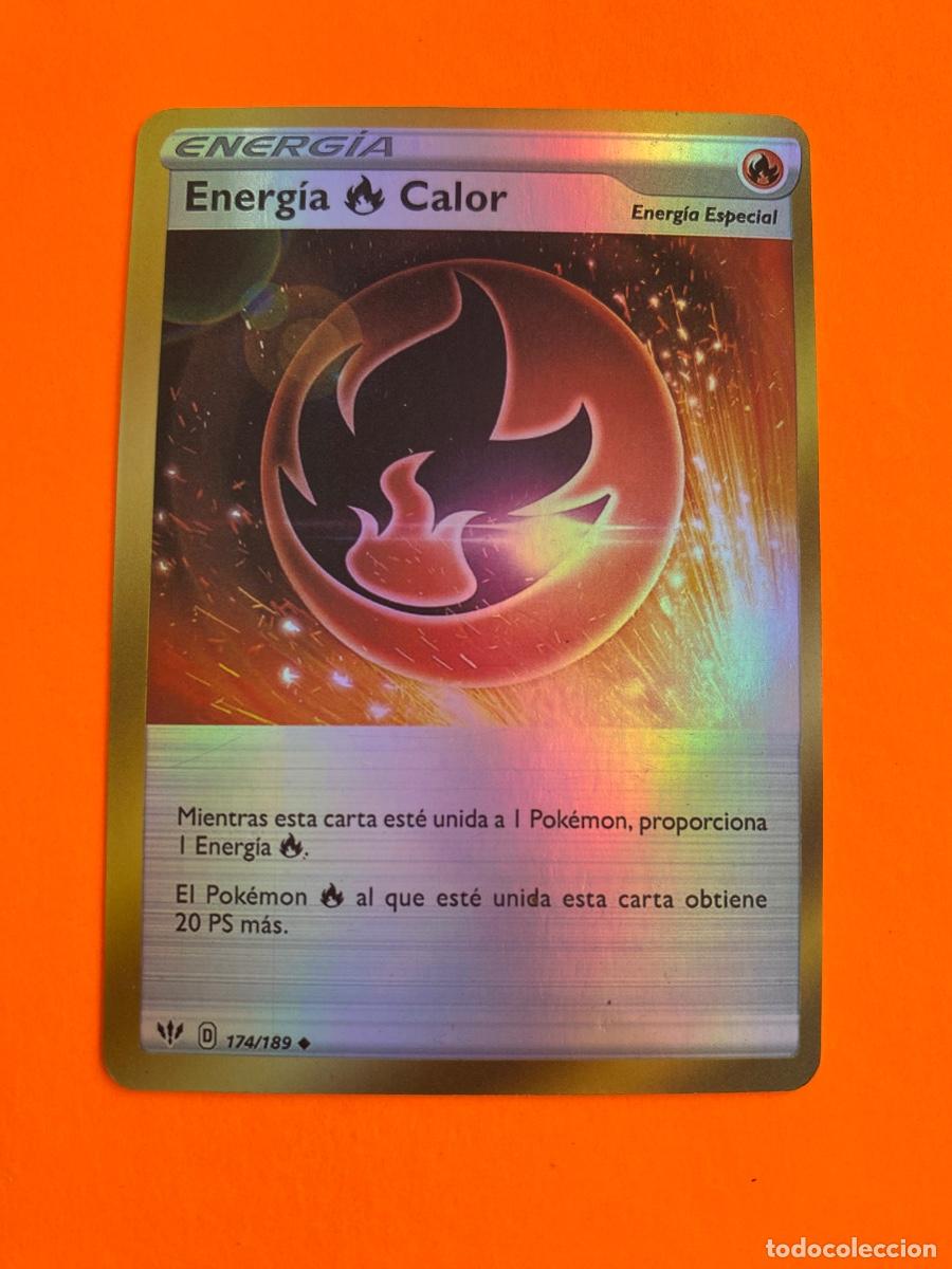 Trading cards: Carta pokemon Energia calor