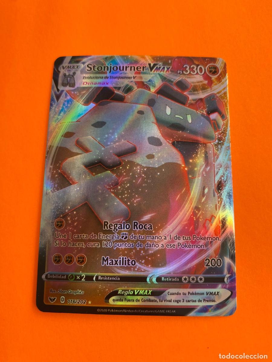 Trading cards: Carta pokemon VMAX Stonjourner
