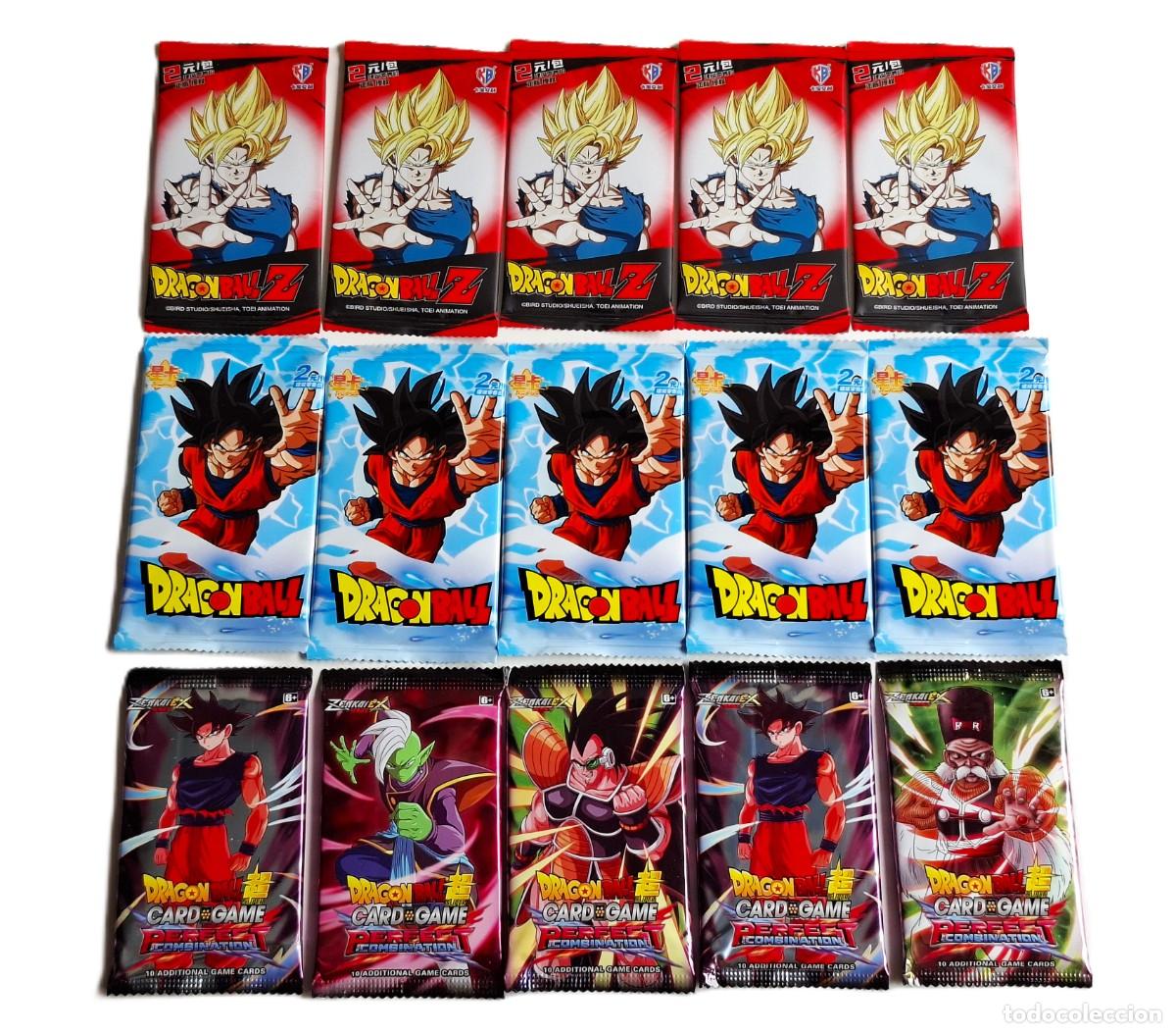 Cartes &agrave; &Eacute;changer: DRAGON BALL Z LOTE DE 15 SOBRES DE TARJETAS NUEVOS Y ENTEROS SIN ABRIR