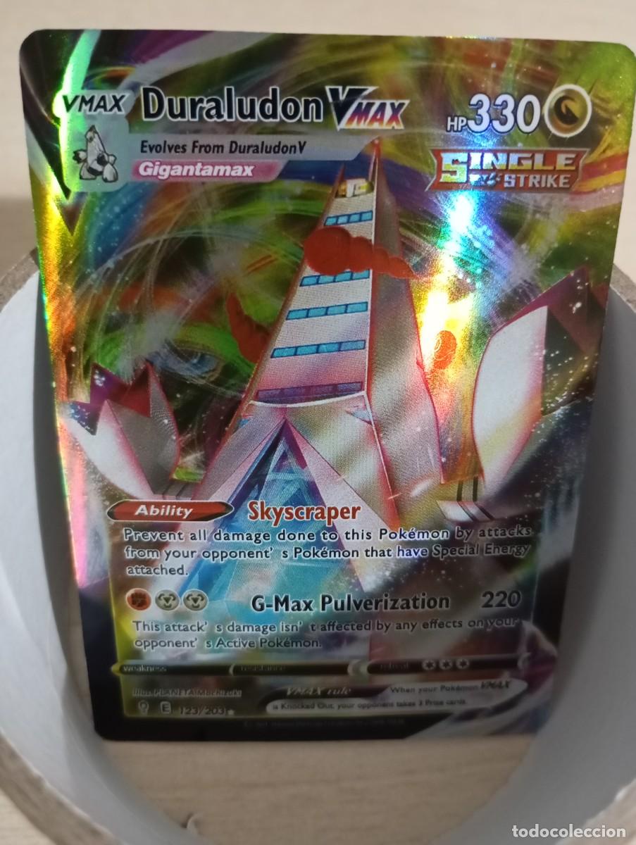 Trading cards: Carta Pok&eacute;mon Duraludon VMAX Holo Proxy