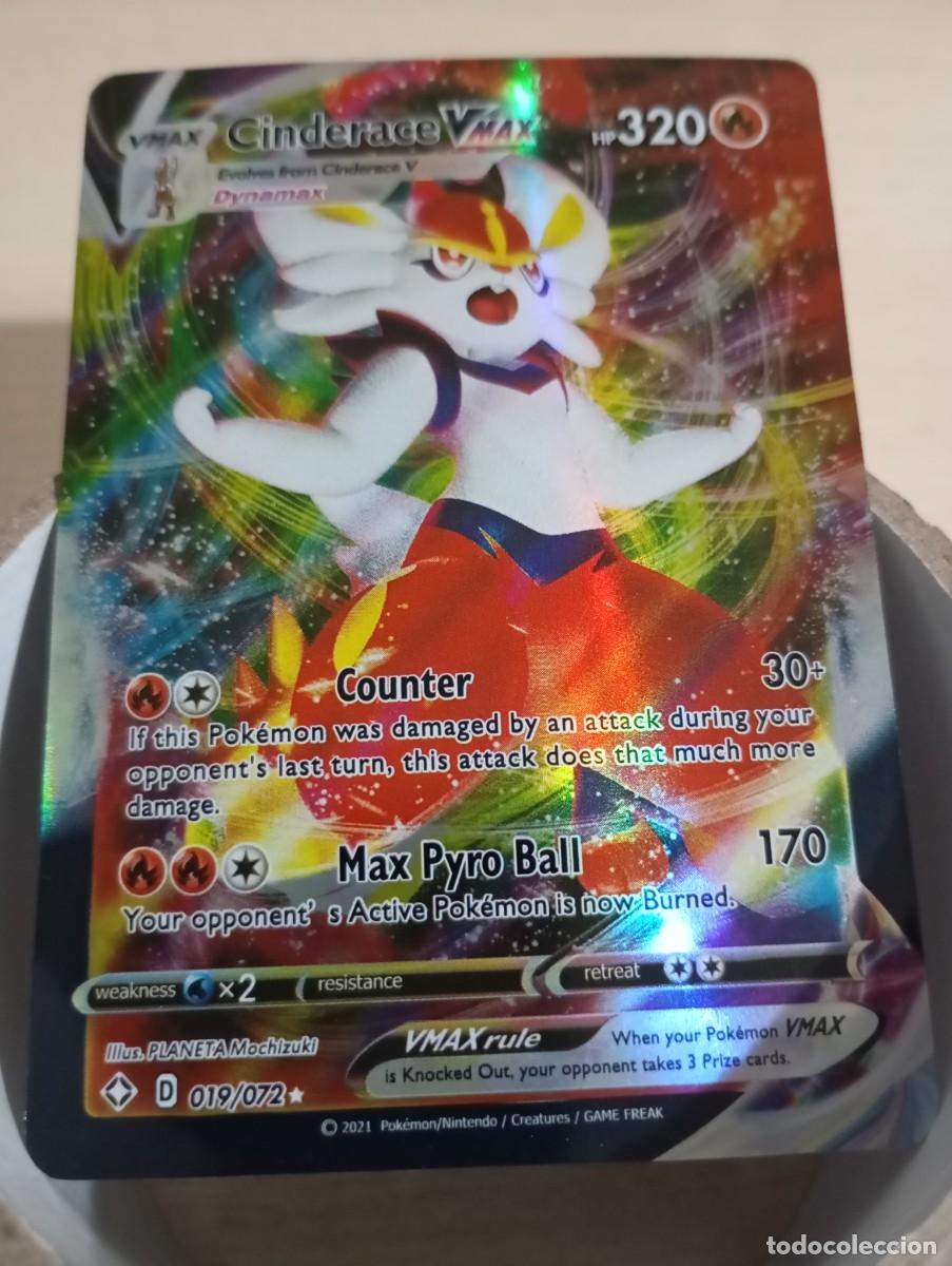 Trading cards: Carta Pok&eacute;mon Cinderace VMAX Holo Proxy