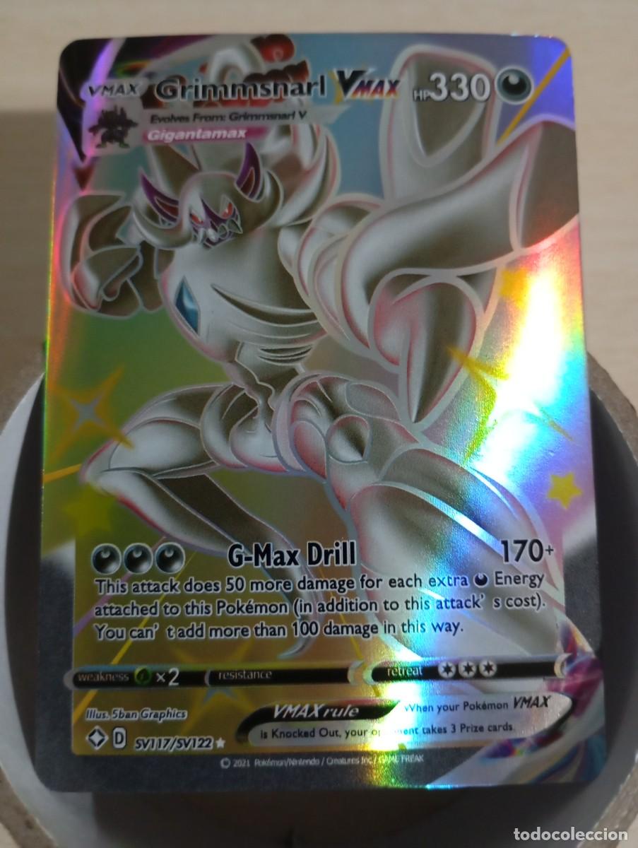 Trading cards: Carta Pok&eacute;mon Grimmsnarl VMAX Holo Proxy